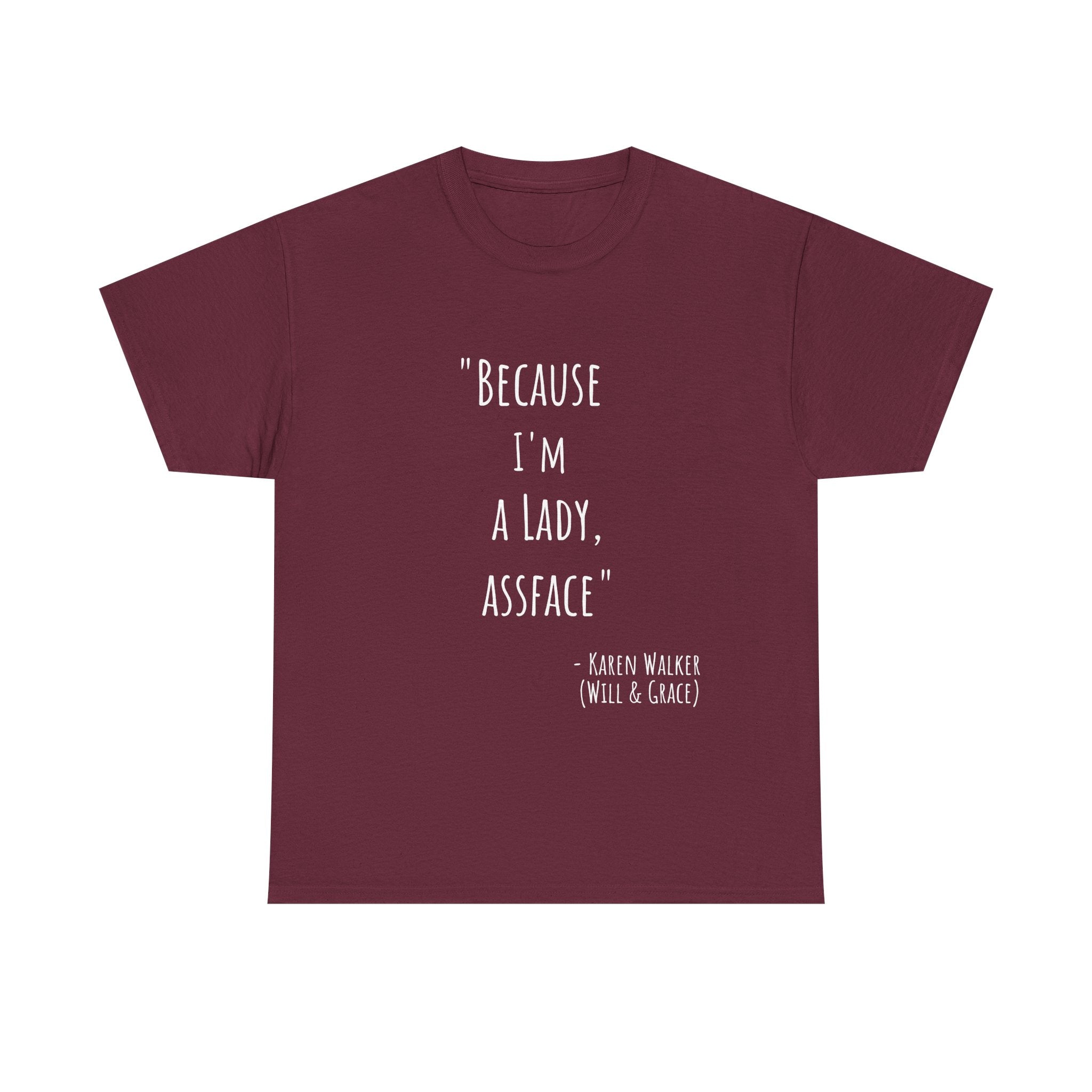 Funny Quote Tee - Unisex Heavy Cotton T-Shirt, Perfect Gift for Birthdays, Casual Wear, Comedy Fans, Self-Expression, Unique Merchandise