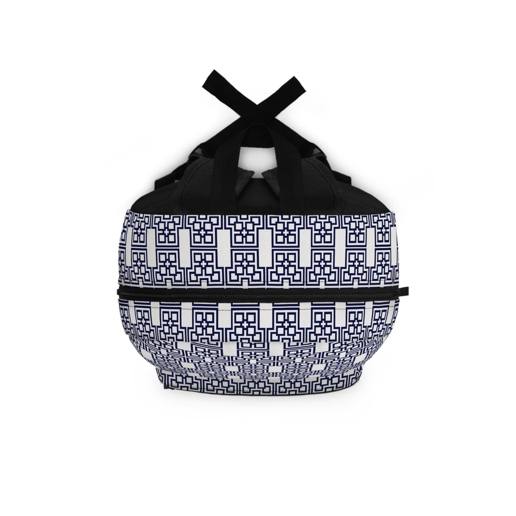 Stylish Backpack with Geometric Design | Trendy School Bag, Travel Backpack, Casual Daypack, Gift for Students, Unique Travel Accessory