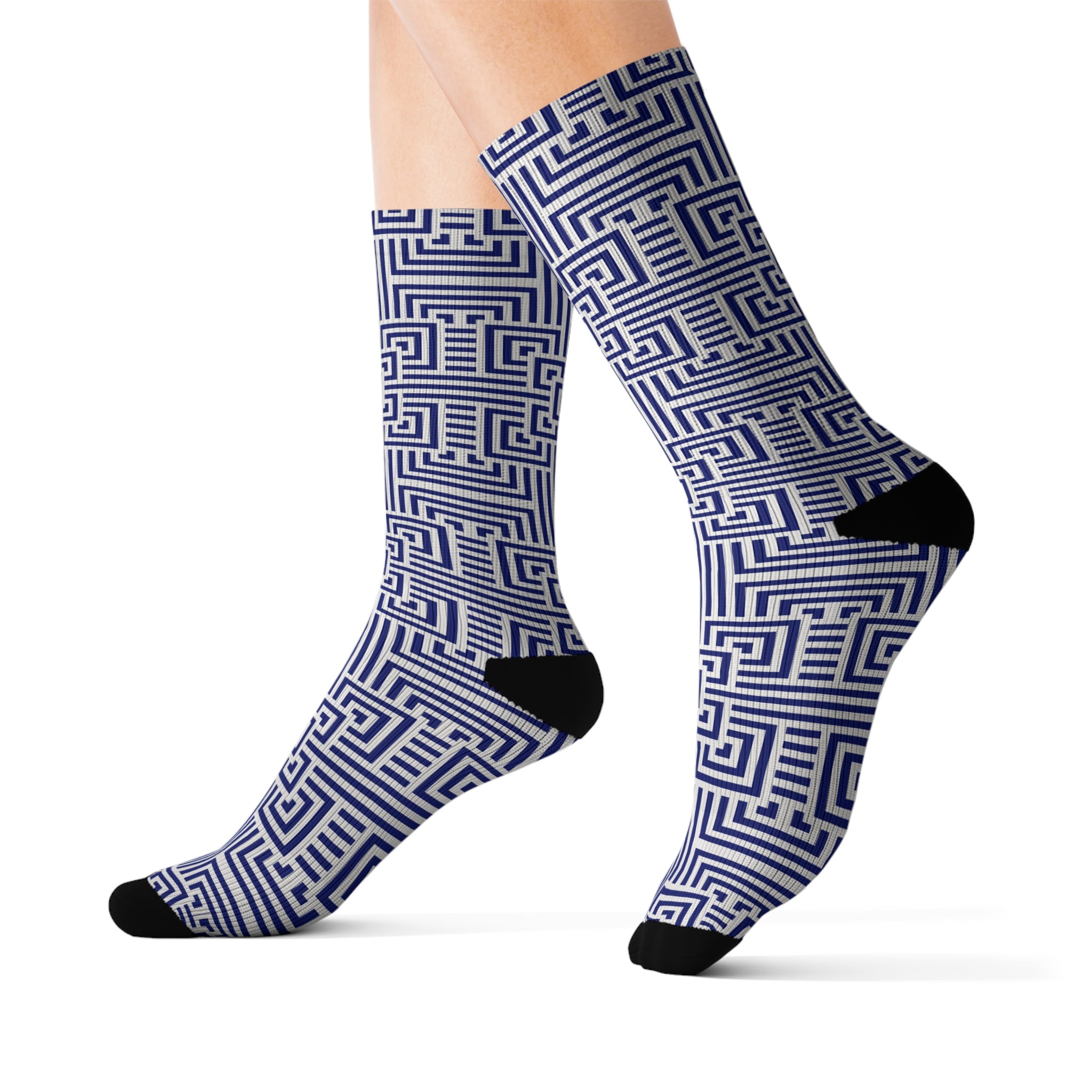 Stylish Sublimation Socks | Trendy Patterned Socks for Everyday Wear, Gifts for Her, Cozy Homewear, Fashionable Footwear