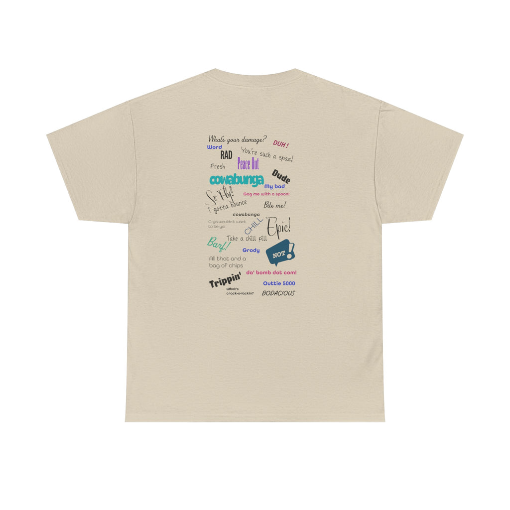 Gen X Unisex Heavy Cotton Tee - Nostalgic Graphic T-Shirt, Perfect for Casual Wear, Gifts, Birthdays, and Retro Celebrations