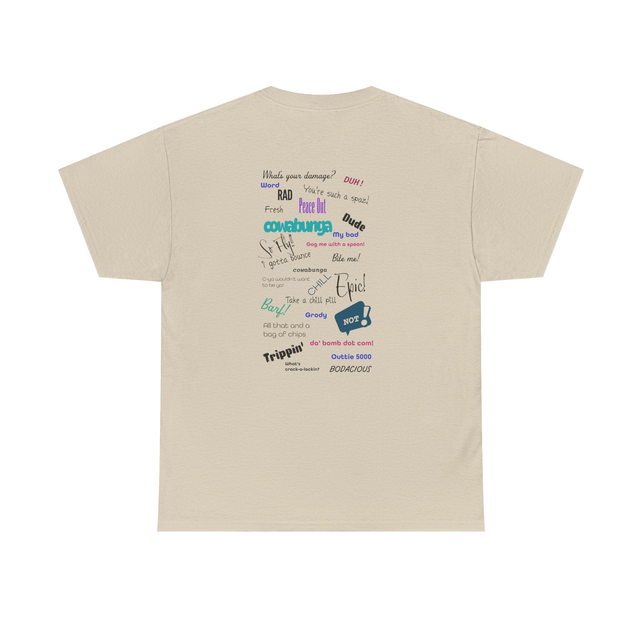 Gen X Unisex Heavy Cotton Tee - Nostalgic Graphic T-Shirt, Perfect for Casual Wear, Gifts, Birthdays, and Retro Celebrations