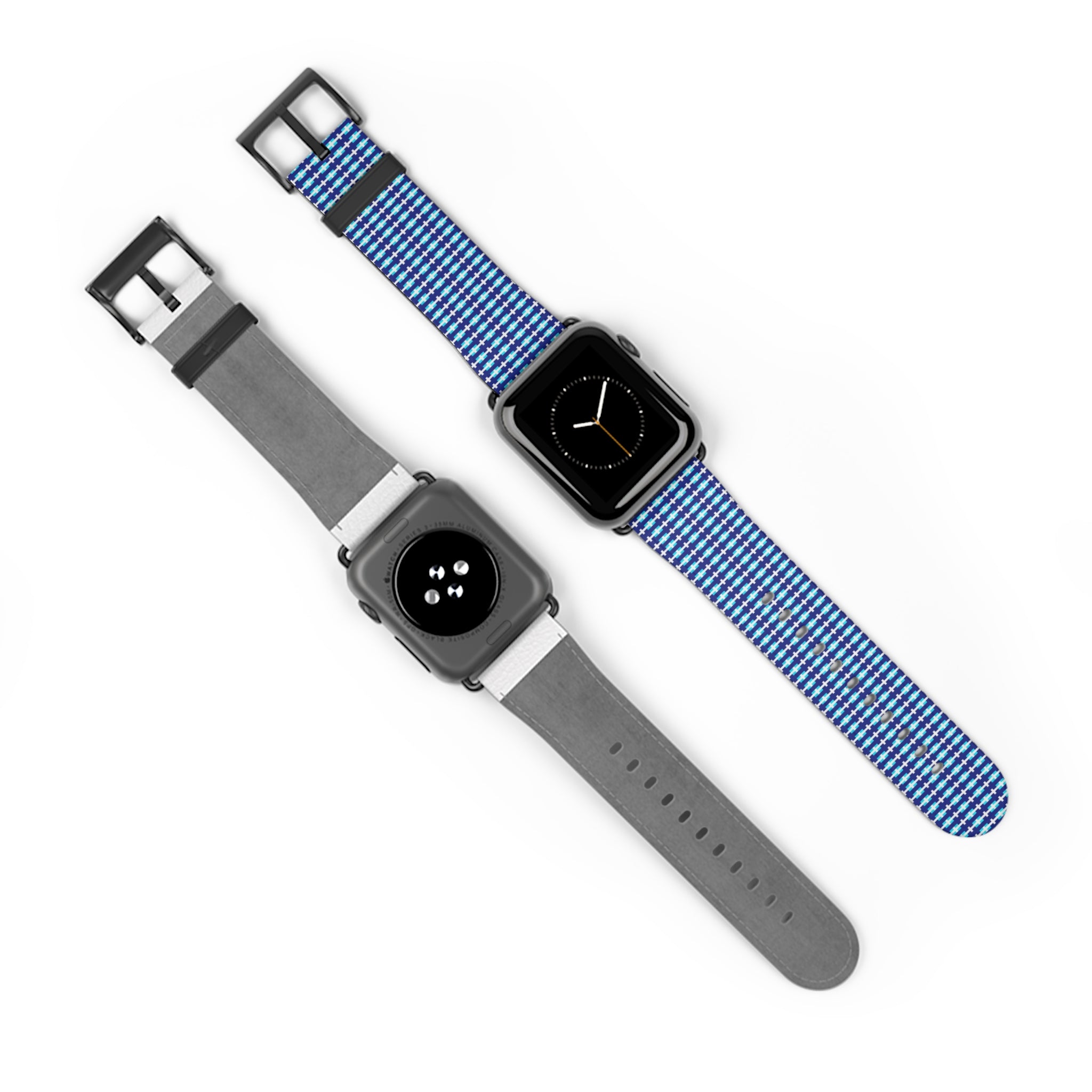 Blue Checkered Watch Band, Stylish Apple Watch Strap, Unisex Accessory, Perfect Gift for Any Occasion, Trendy Sports Band, Comfortable [...]