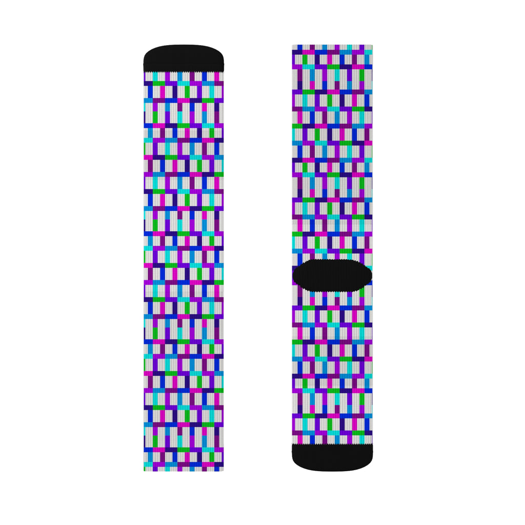 Colorful Sublimation Socks | Fun Gift for Fashion Lovers, Cozy Everyday Wear, Unique Holiday Present, Vibrant Patterns, Stylish Accessories