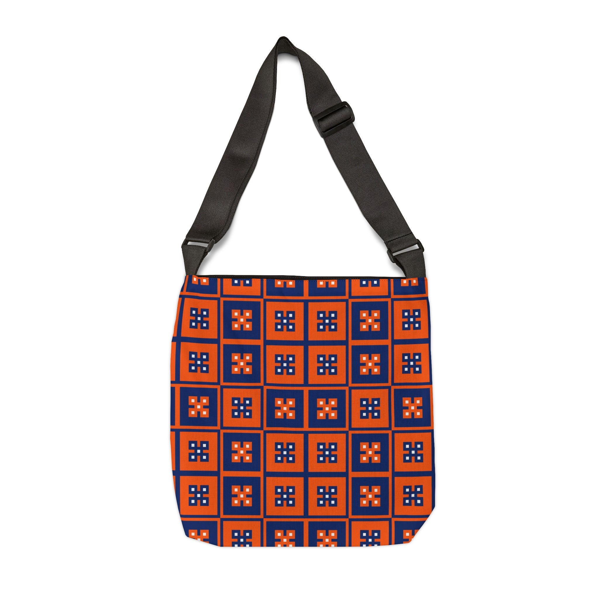 Vibrant Adjustable Tote Bag with Geometric Pattern, Stylish Esprit Bag, All-Purpose Tote for Everyday Use, Festival Ready, Gift for Her
