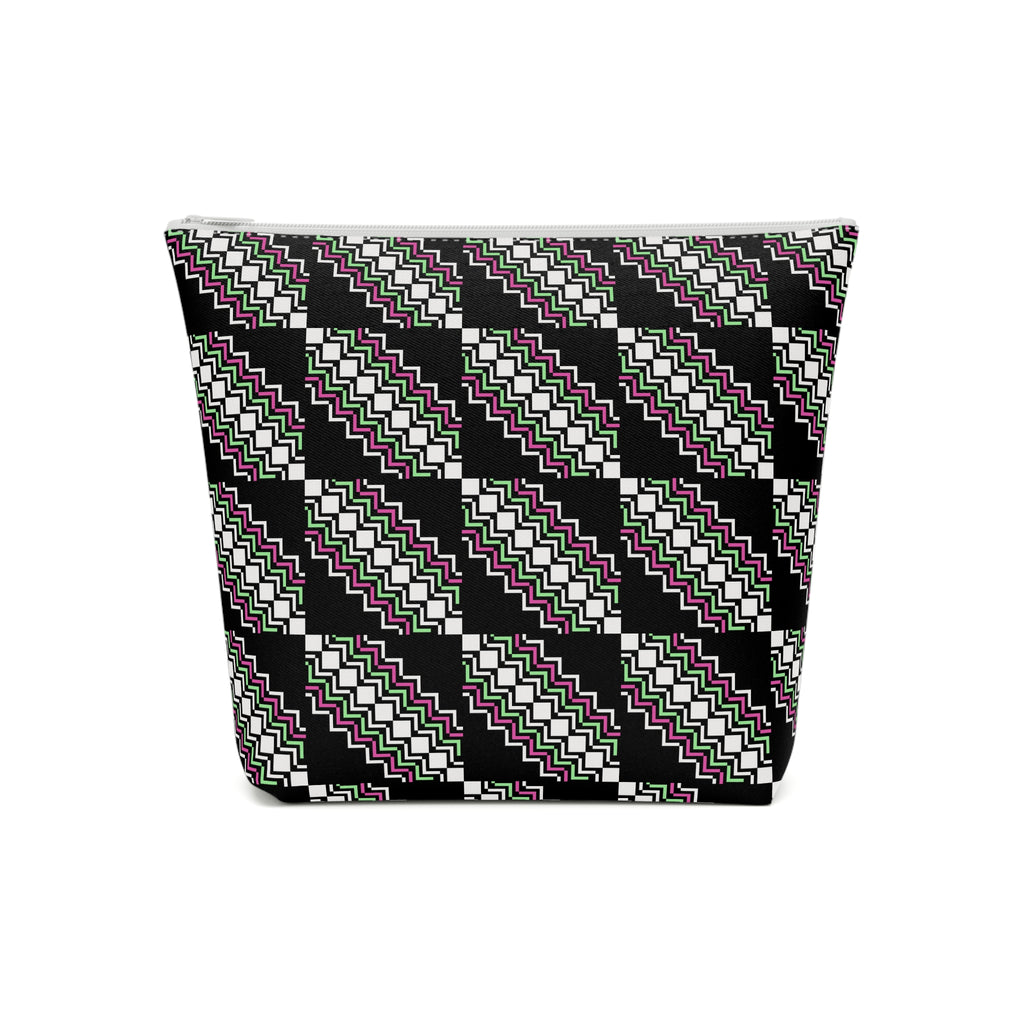 Chic Patterned Cotton Cosmetic Bag | Makeup Organizer, Travel Pouch, Cute Gift, Stylish Clutch, Everyday Essentials