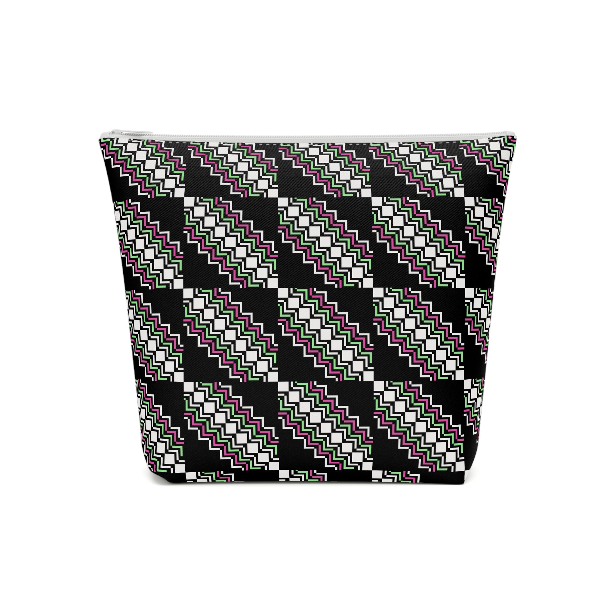 Chic Patterned Cotton Cosmetic Bag | Makeup Organizer, Travel Pouch, Cute Gift, Stylish Clutch, Everyday Essentials