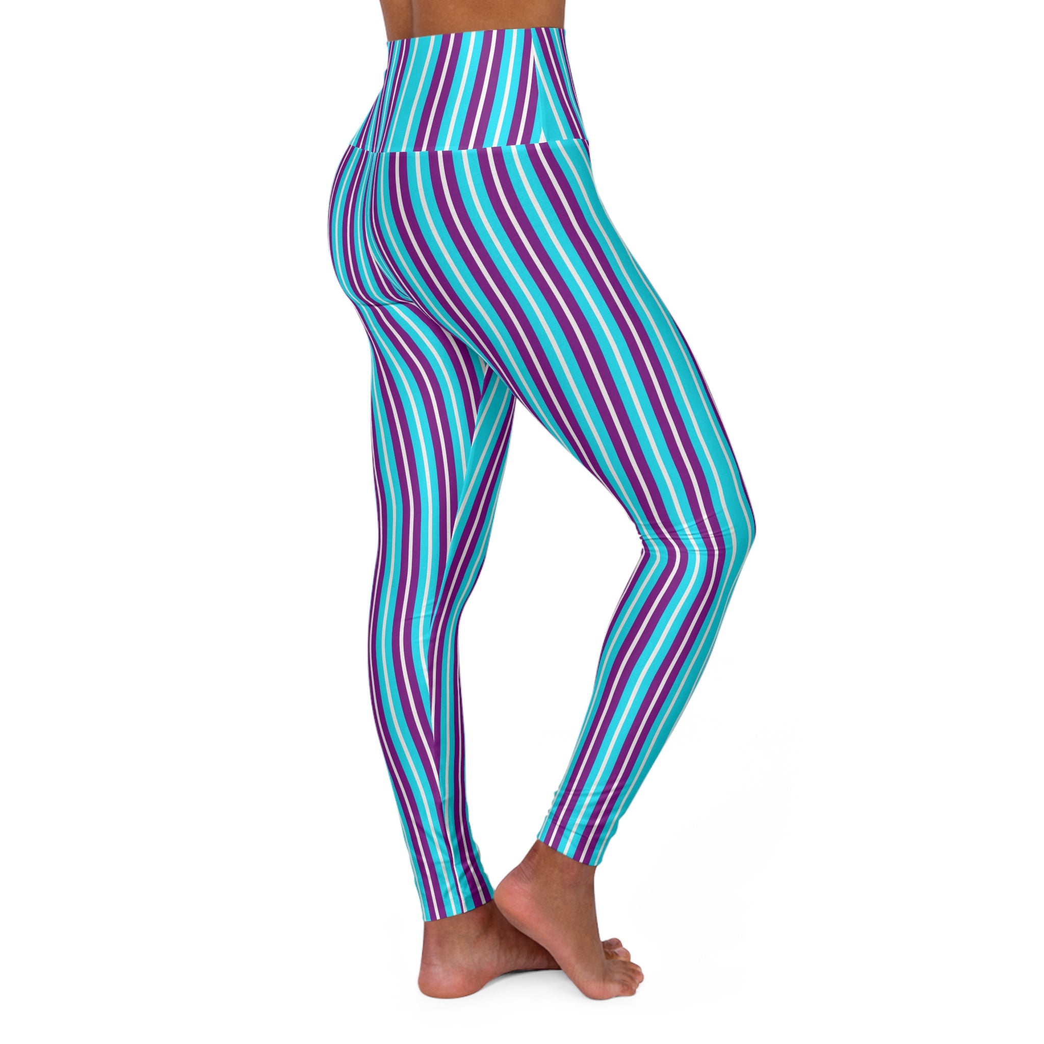High Waisted Yoga Leggings, Colorful Workout Leggings, Fitness Leggings, Activewear for Women, Yoga Outfit, Casual Leggings