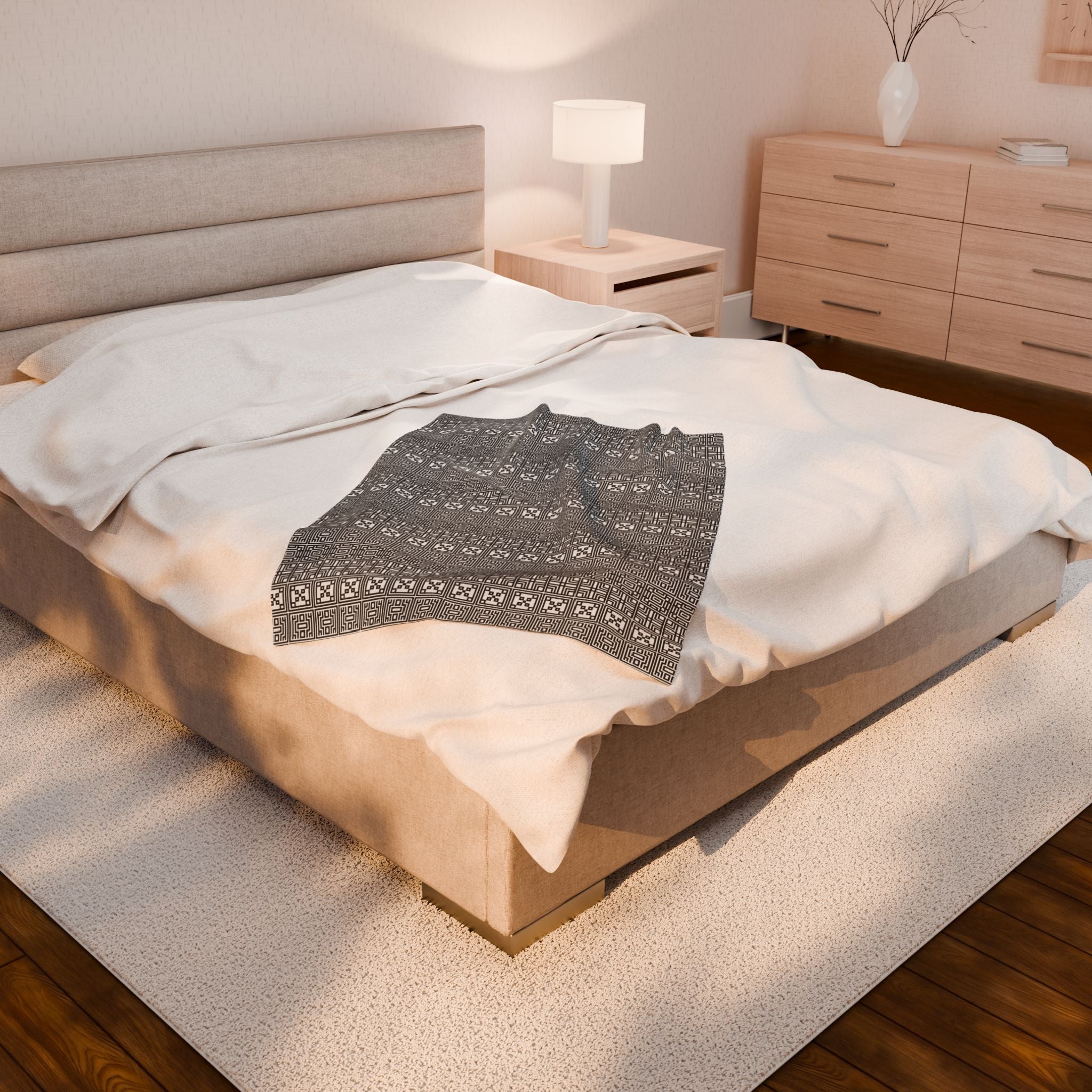 Cozy Velveteen Plush Blanket for Comfort and Style, Soft Throw Blanket, Warm Home Decor, Perfect Gift, Winter Essential