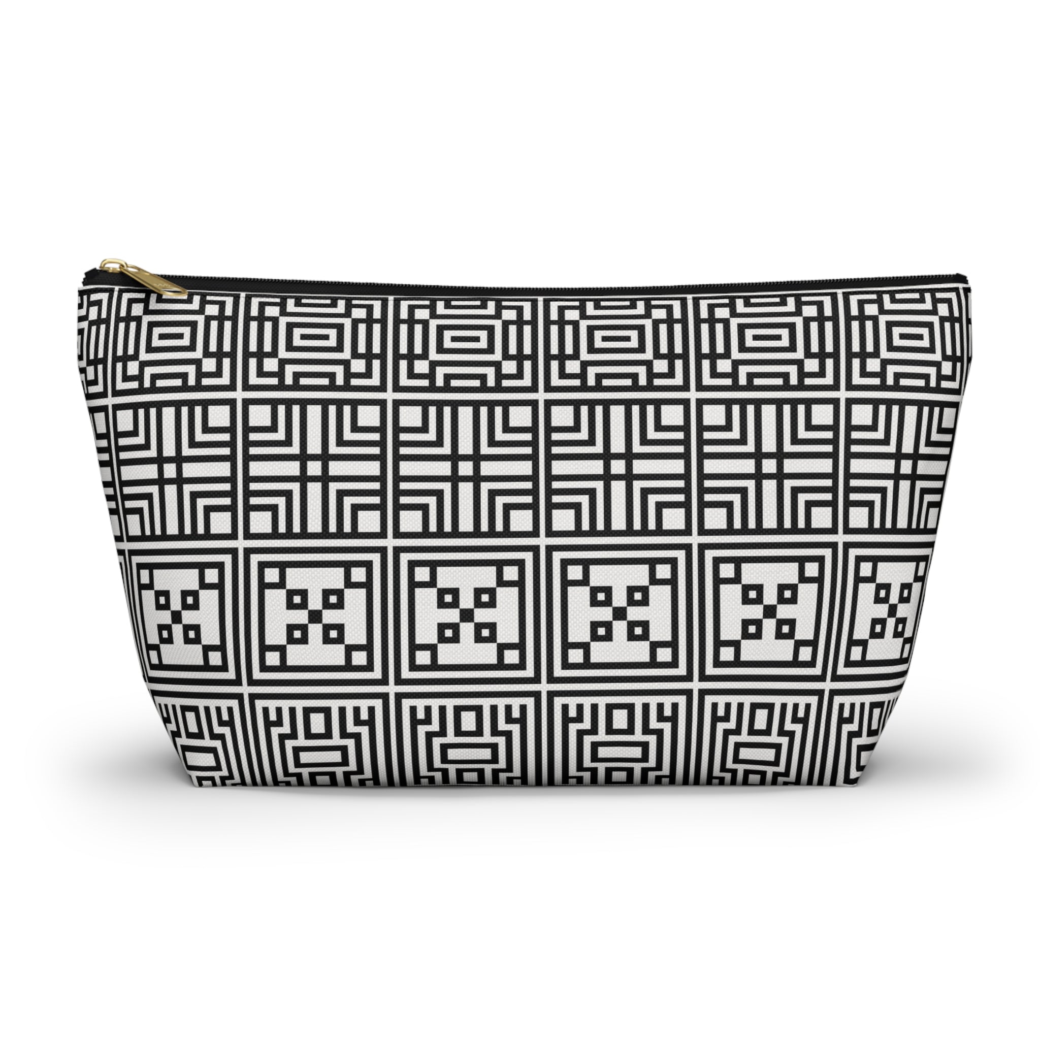 Chic Geometric Accessory Pouch - Perfect for Travel, Makeup, or Everyday Use, Stylish Gift for Friends and Family