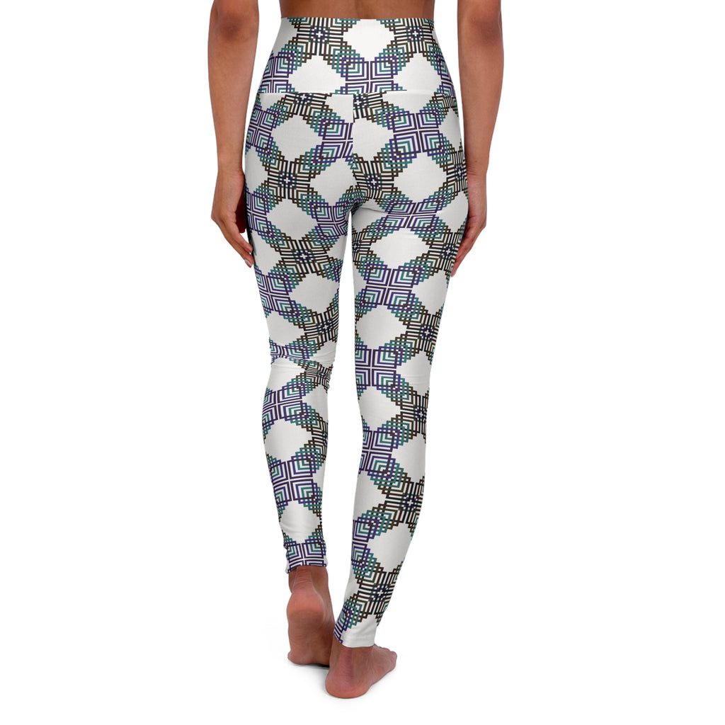 High Waisted Yoga Leggings, Colorful Workout Leggings, Fitness Leggings, Activewear for Women, Yoga Outfit, Casual Leggings