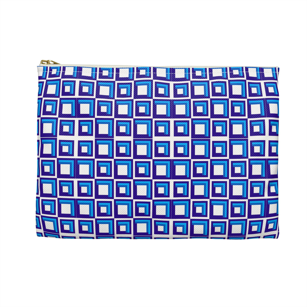 Chic Geometric Accessory Pouch, Colorful Makeup Bag, Cosmetic Organizer, Gift for Her, Travel Essentials