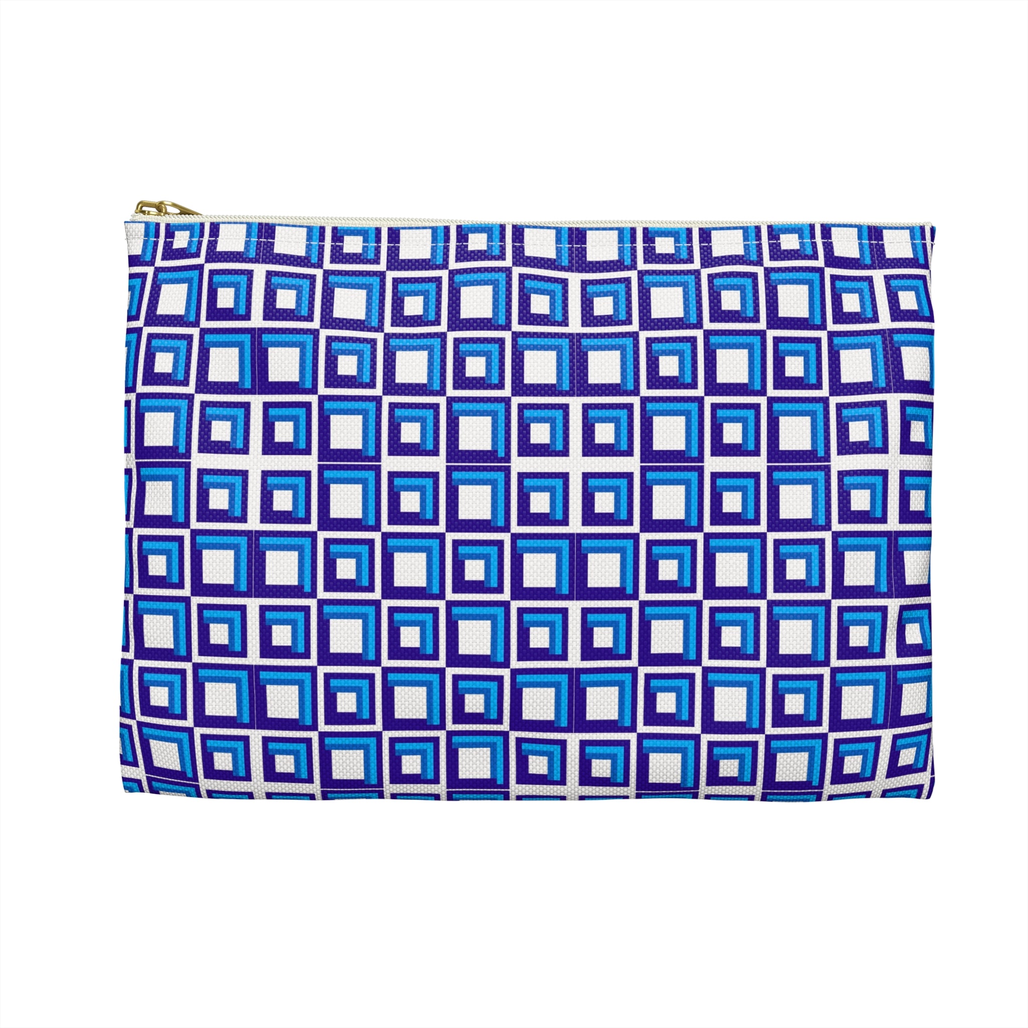 Chic Geometric Accessory Pouch, Colorful Makeup Bag, Cosmetic Organizer, Gift for Her, Travel Essentials