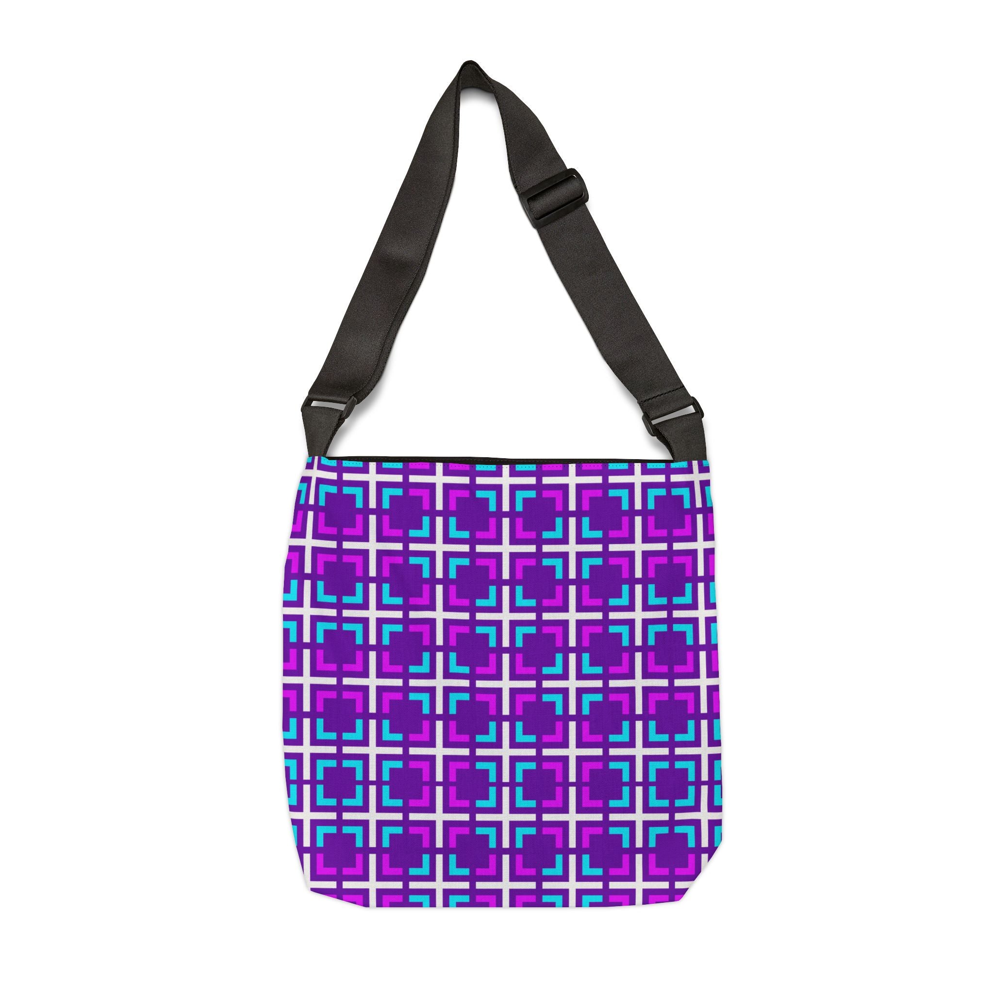 Vibrant Adjustable Tote Bag - Trendy, Reusable, Stylish, Eco-Friendly, Travel Essential