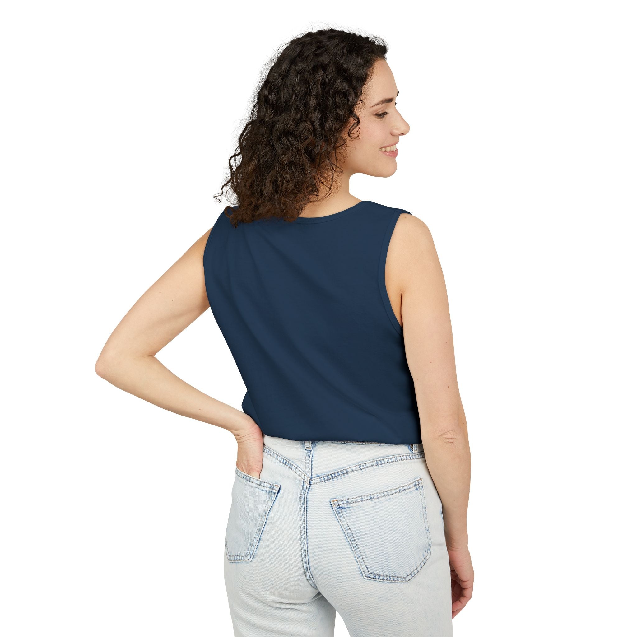 Original Gen X Unisex Garment-Dyed Tank Top, Vintage Gen X Apparel, Nostalgic Summer Wear, Retro Gift for Gen Xers, Est. 1965-1980