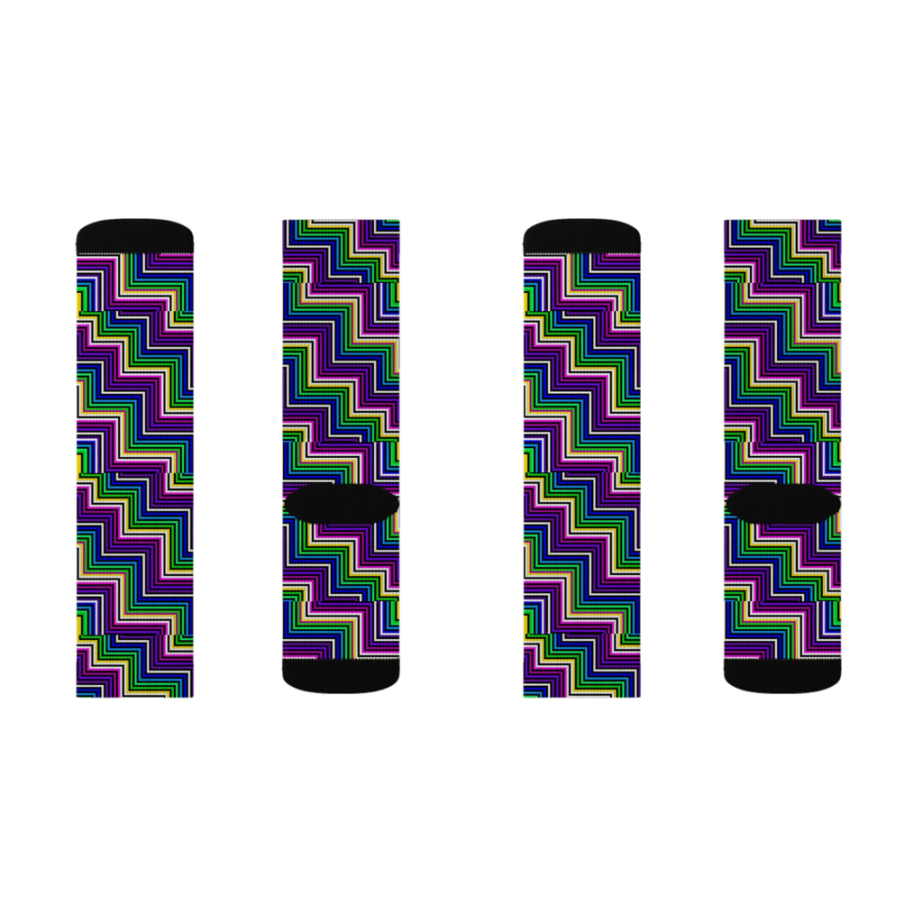 Vibrant Zigzag Sublimation Socks, Stylish Crew Socks, Unique Gift for Fashion Lovers, Cozy Casual Wear, Perfect for Holidays and [...]