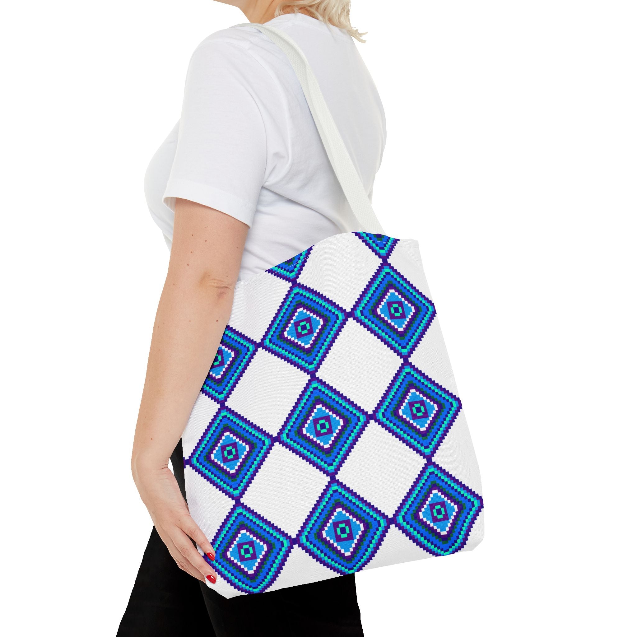 Bohemian Diamond Tote Bag | Stylish Utility for Everyday Use, Eco-Friendly Gift, Beach, Shopping, Travel