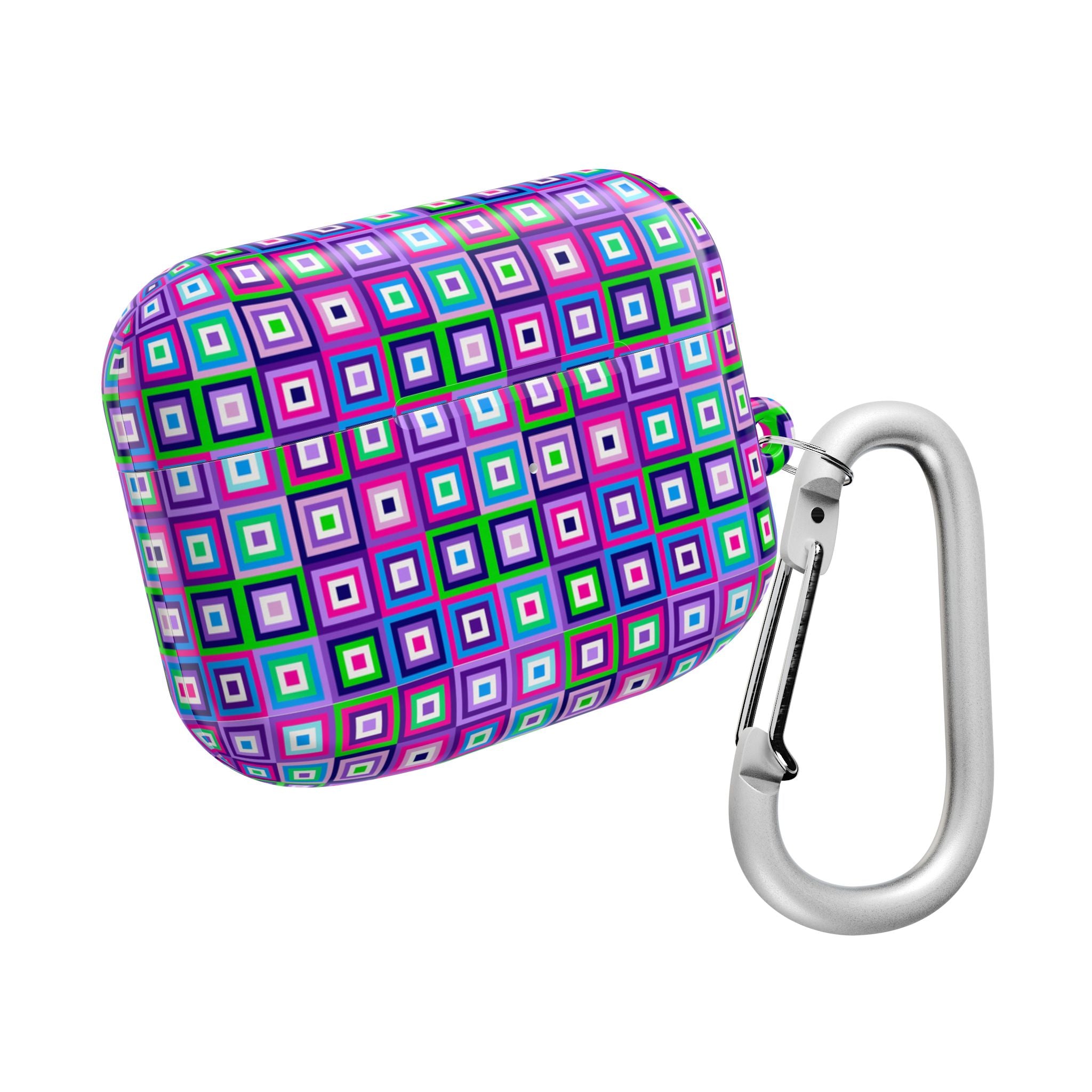 Colorful Geometric AirPod Cases – Trendy Accessory, Gift for Music Lovers, Fun Tech Style, Cute AirPods Cover, Modern Tech Gadget
