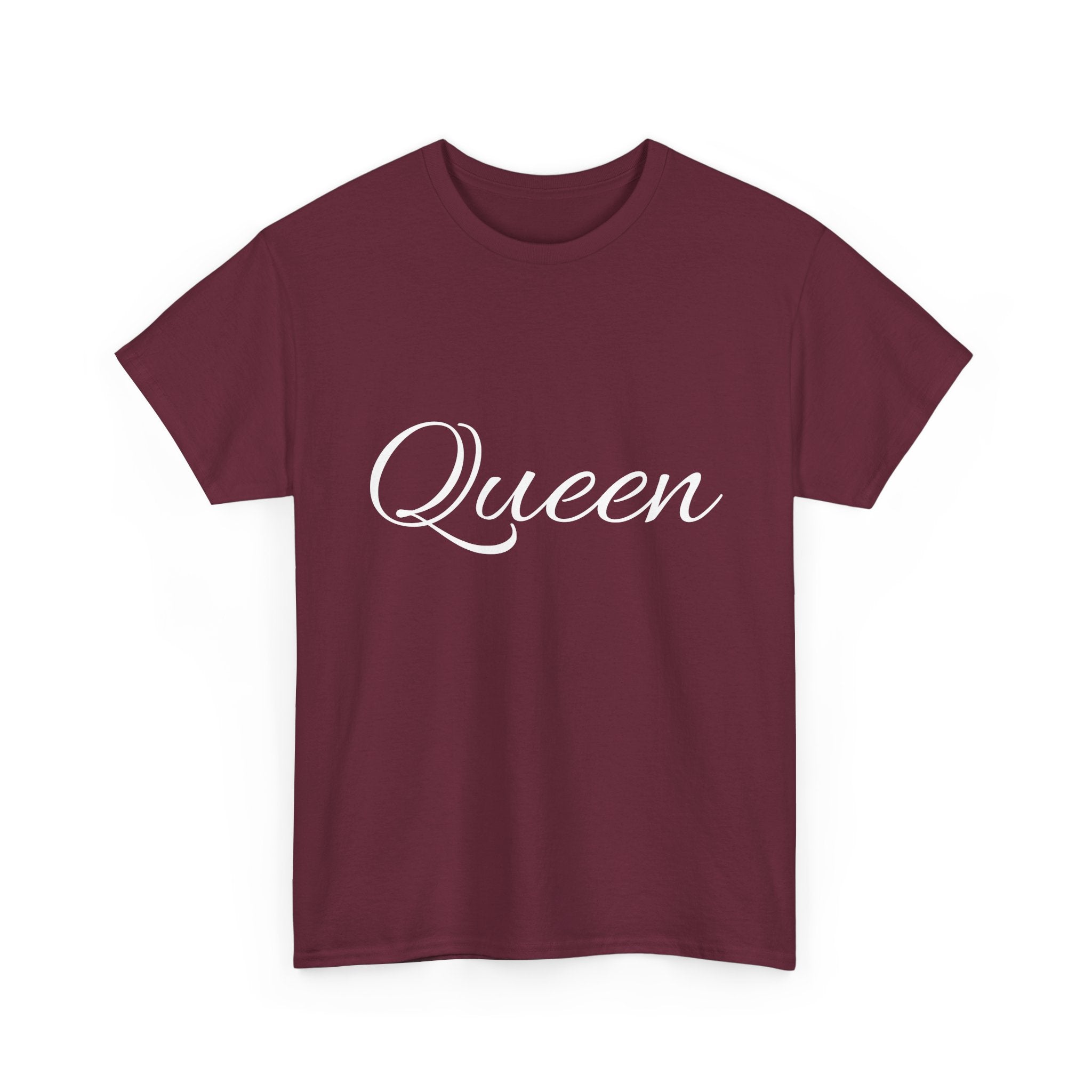 Queen Unisex Heavy Cotton Tee, Stylish Tee, Gift for Her, Casual Wear, Birthday Gift, Women’s Fashion