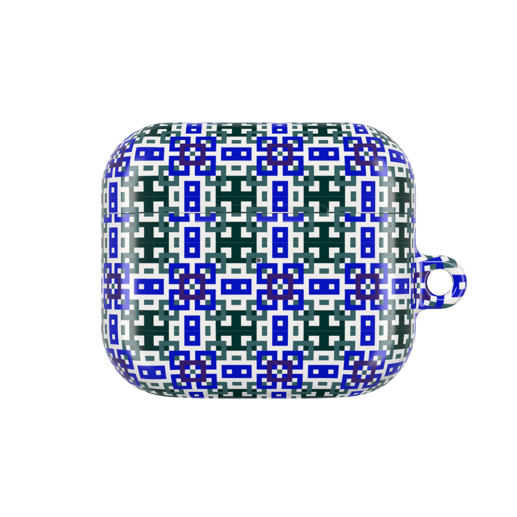 Stylish AirPod Case with Geometric Pattern - Customizable Earbud Protector for Gifts, Fashion Accessory, Tech Gadget Cover, Travel [...]