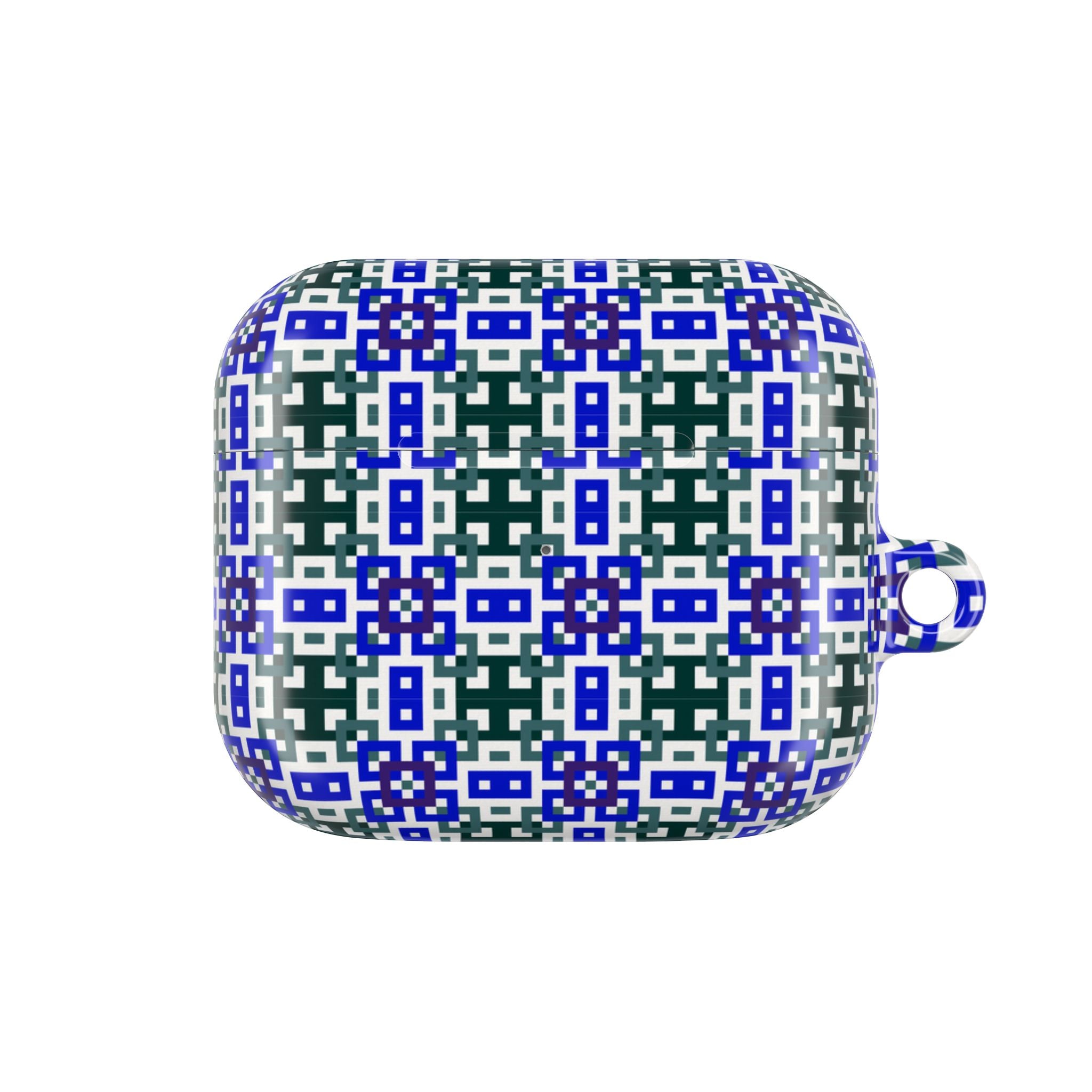 Stylish AirPod Case with Geometric Pattern - Customizable Earbud Protector for Gifts, Fashion Accessory, Tech Gadget Cover, Travel [...]