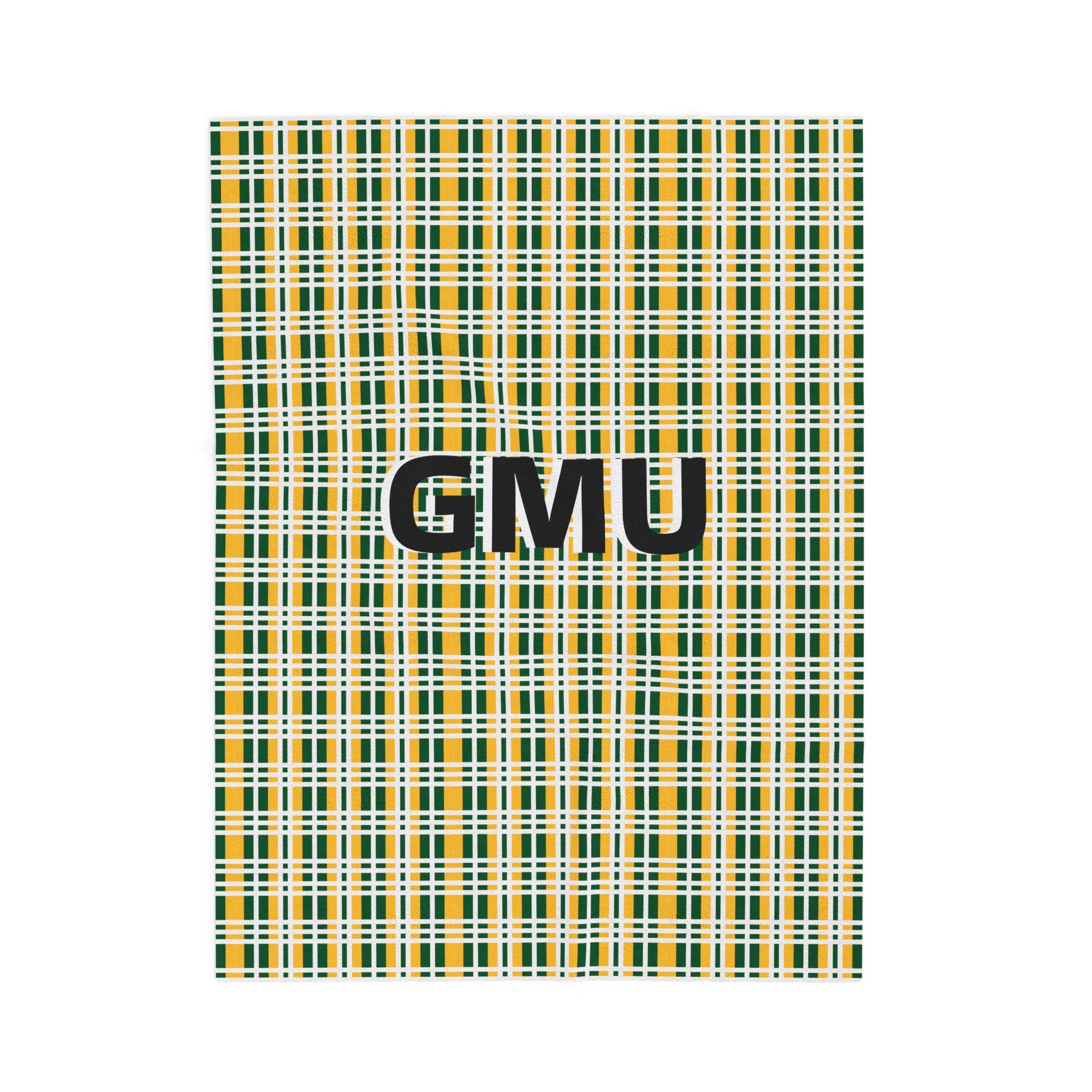 Cozy Velveteen Plush Blanket for GMU Fans, Soft Throw, Year-Round Comfort, Holiday Gift, Home Decor, Warm Lounge Essential