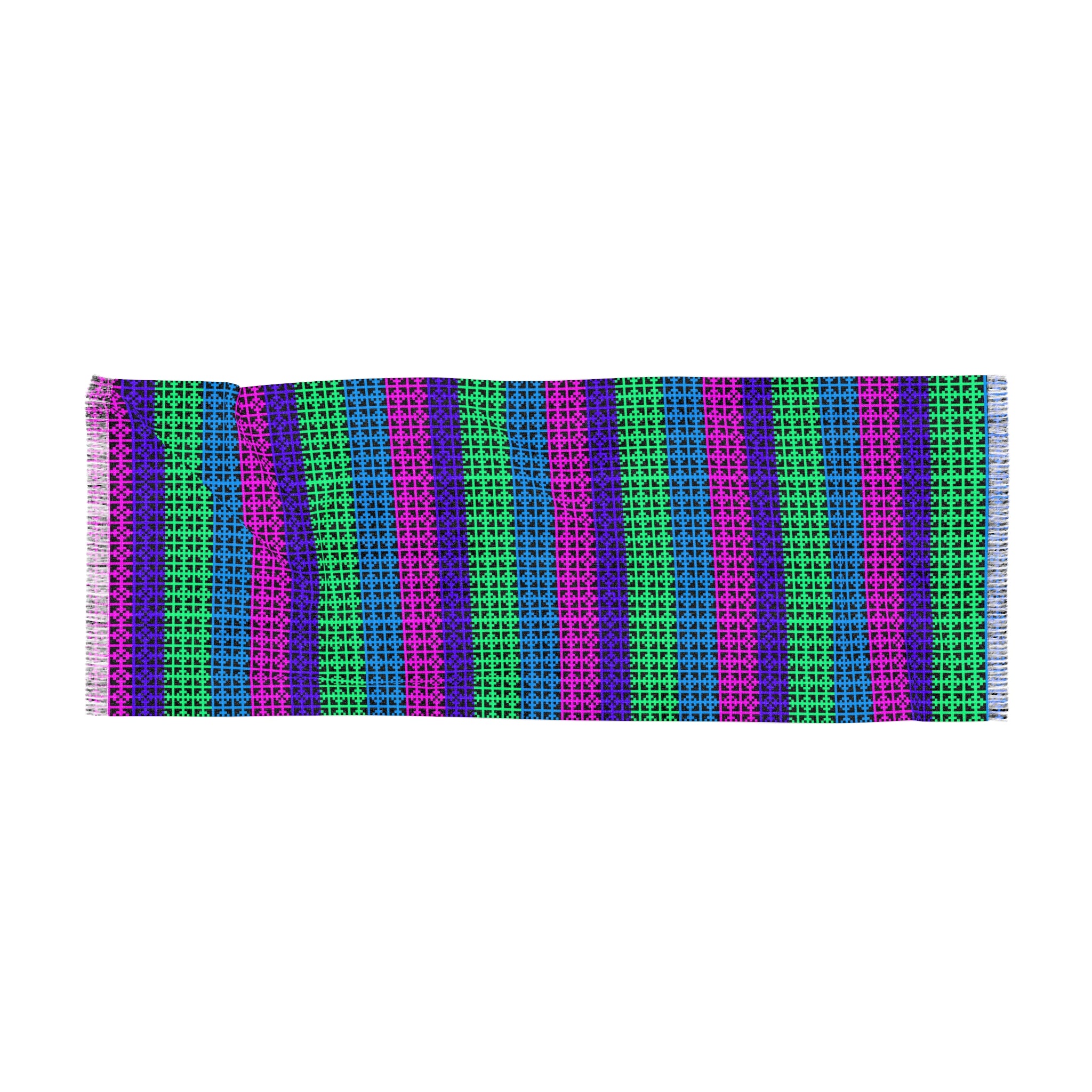 Vibrant Woven Scarf - Boho Chic Wrap, Trendy Accessory, Spring/Summer Fashion, Gift for Her, Festival Style