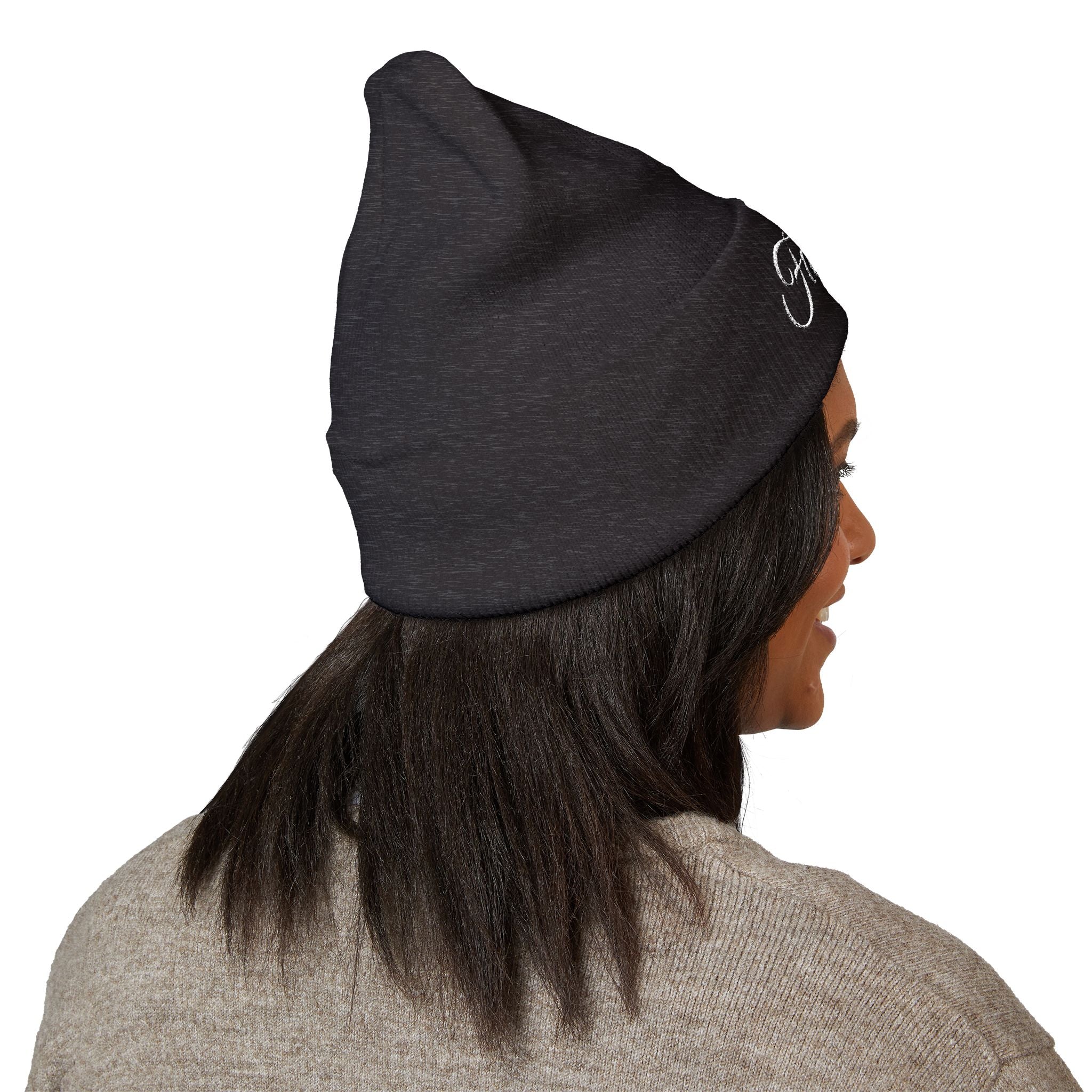 Fabulous Embroidered Cuffed Beanie, Trendy Winter Hat, Cozy Beanie for Women, Gift for Friends, Fashion Accessory