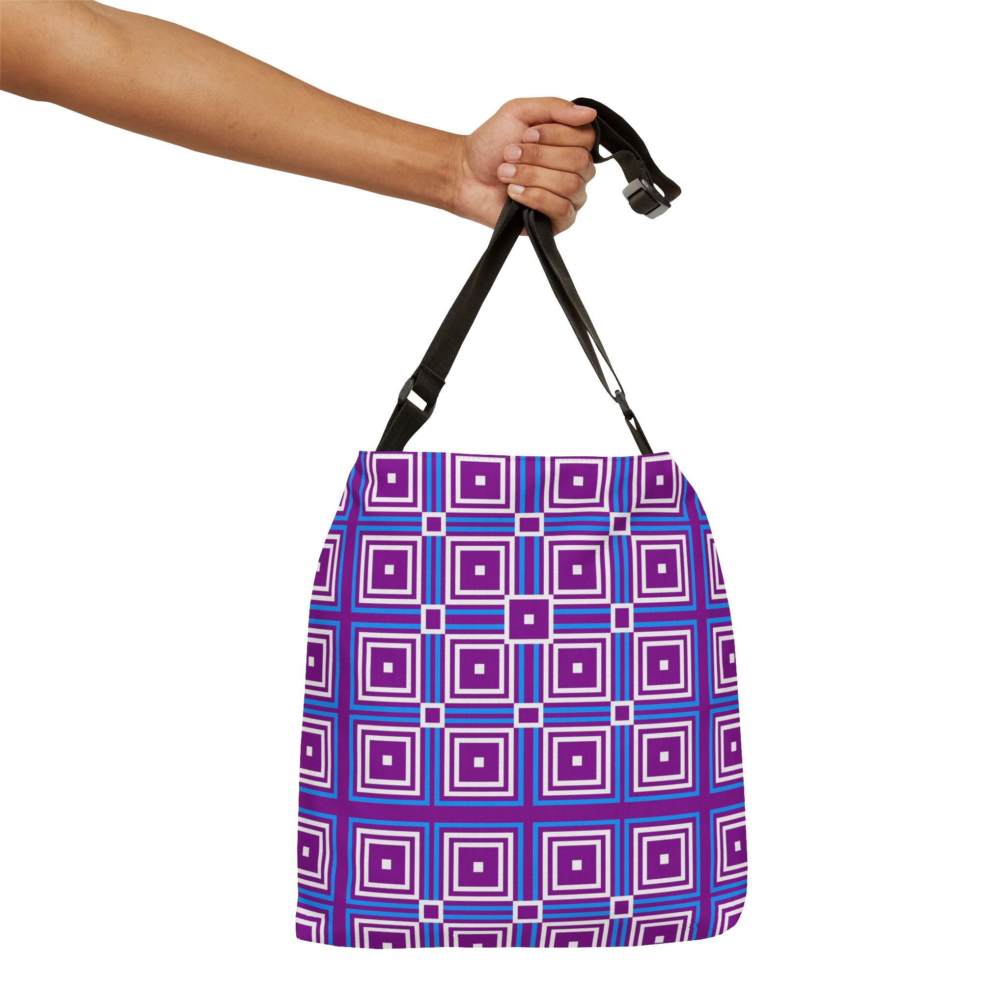 Vibrant Geometric Adjustable Tote Bag, Perfect for Everyday Use, Stylish Grocery Shopping Bag, Trendy Travel Tote, Eco-Friendly Gift, [...]