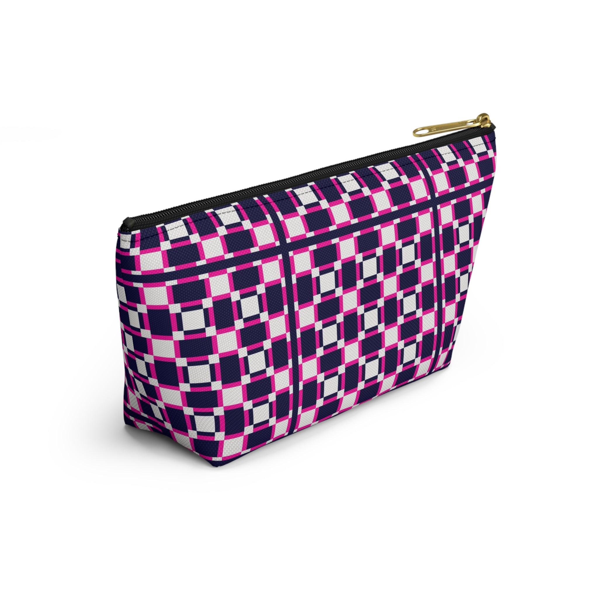 Vibrant Geometric Accessory Pouch, Makeup Bag, Organizing Pouch, Gift for Her, Travel Essentials, Fashion Accessory