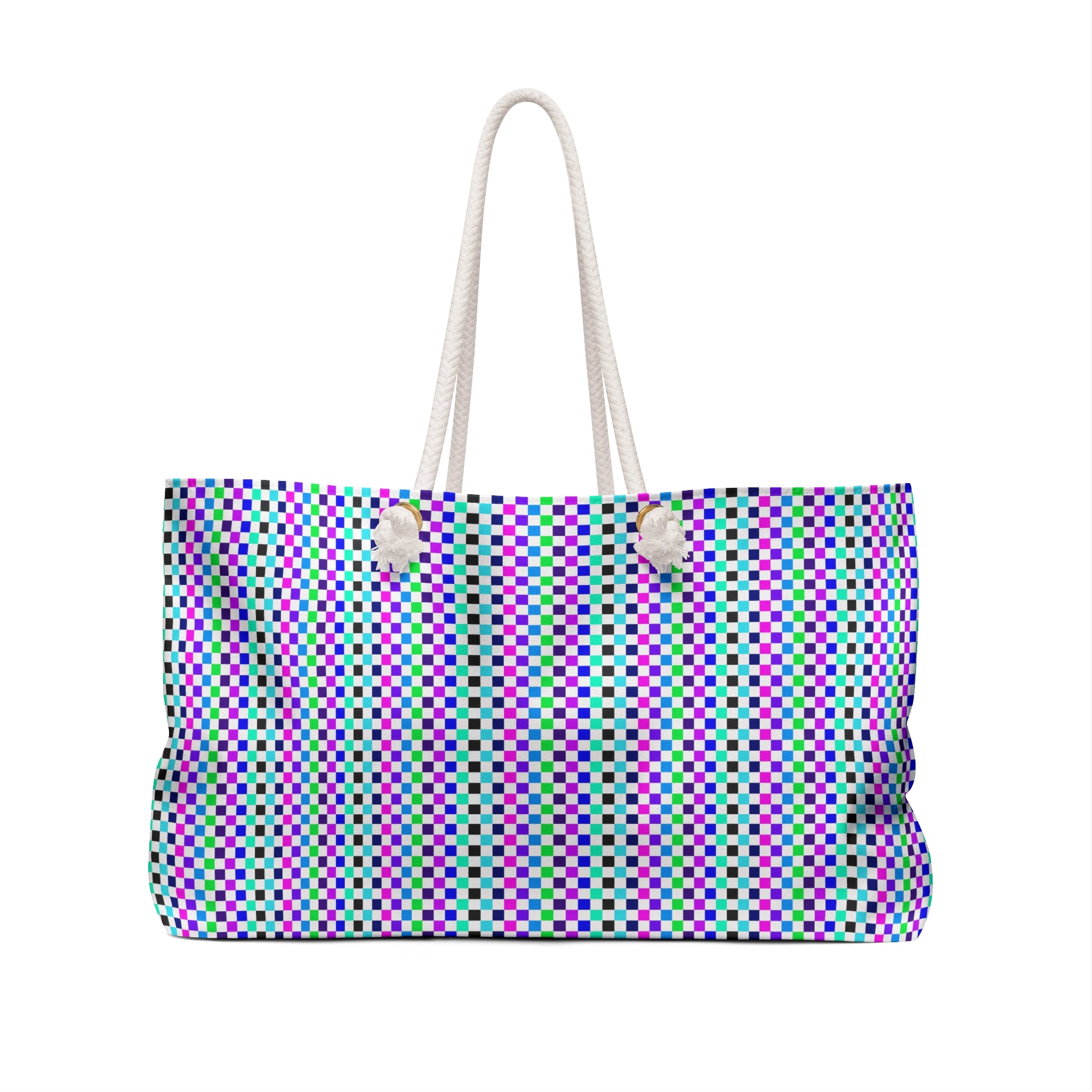 Vibrant Weekender Bag for Travel, Tote, Overnight, Gift for Her, Beach, Gym