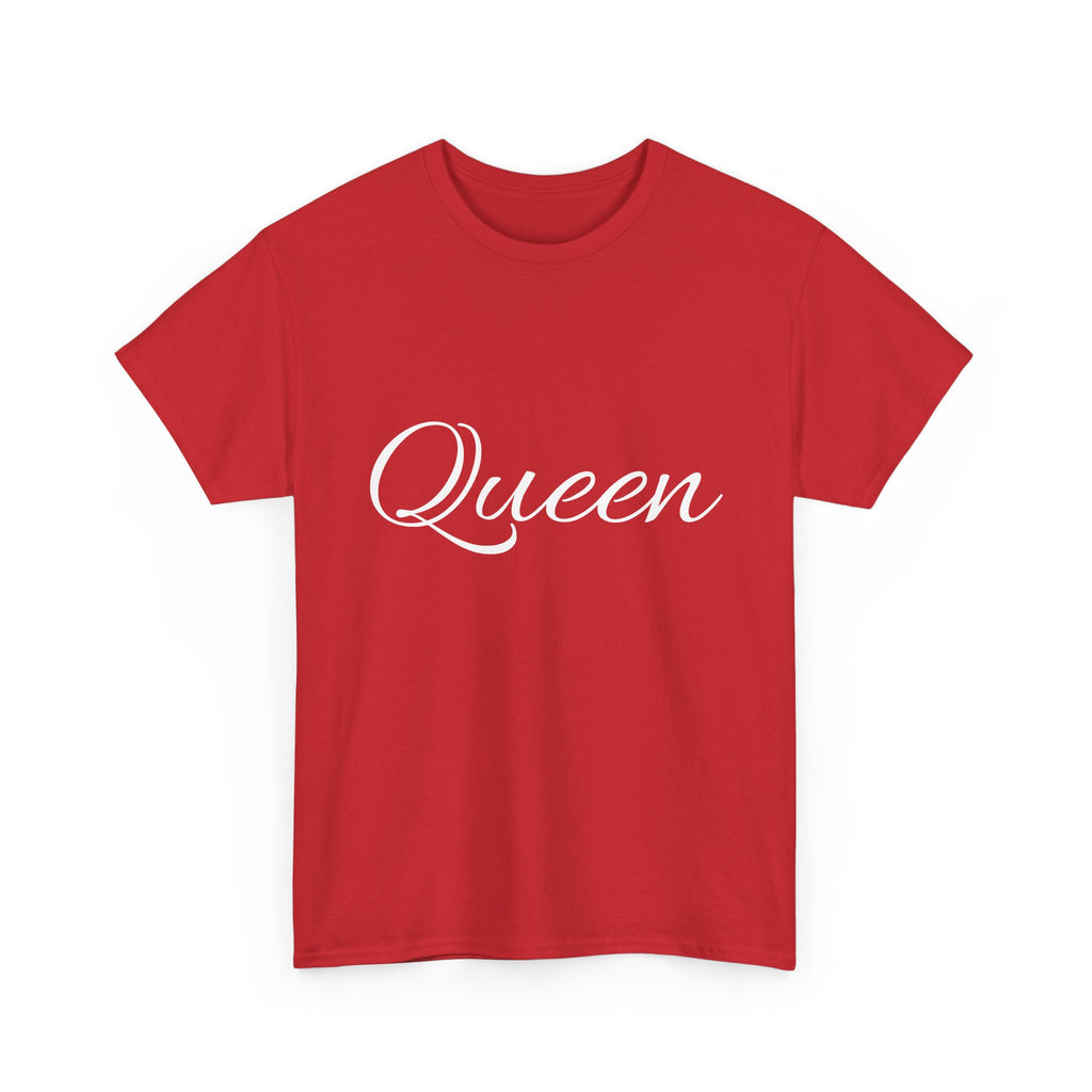 Queen Unisex Heavy Cotton Tee, Stylish Tee, Gift for Her, Casual Wear, Birthday Gift, Women’s Fashion