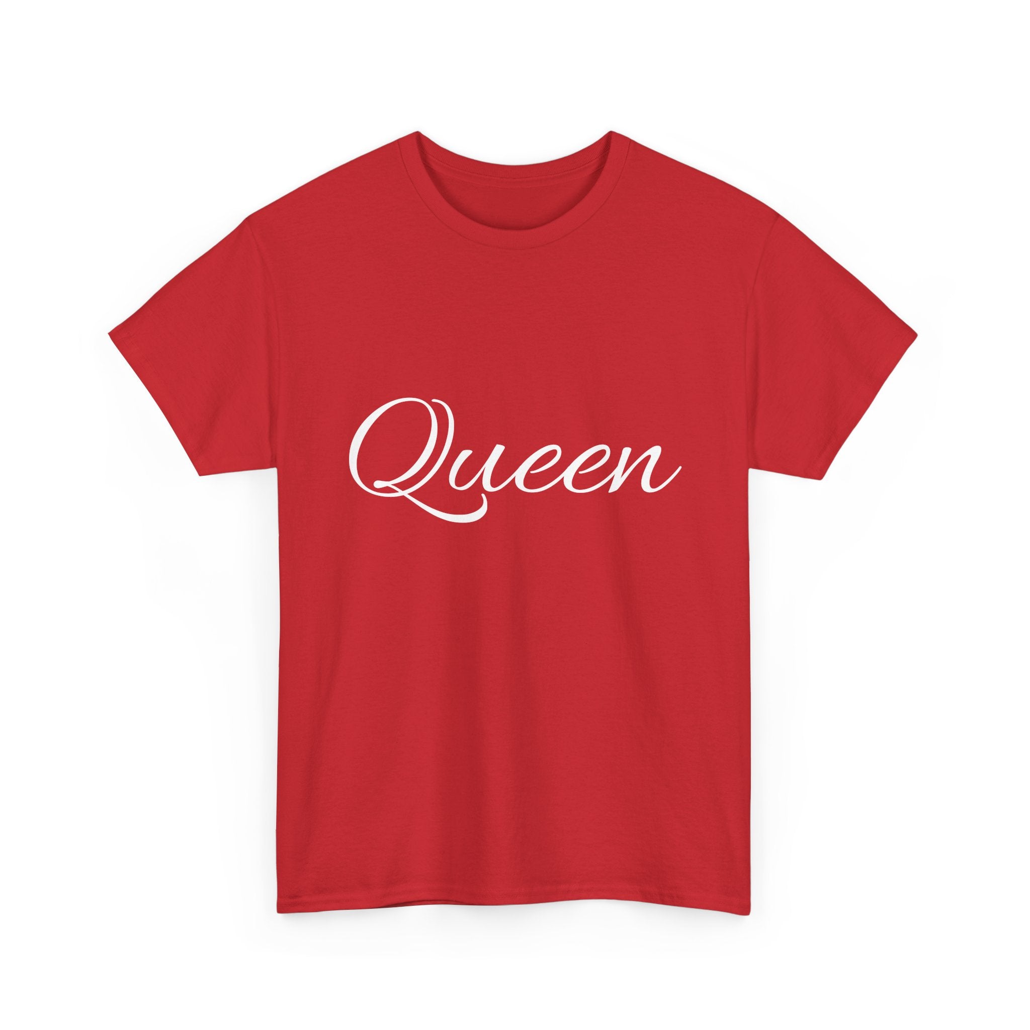 Queen Unisex Heavy Cotton Tee, Stylish Tee, Gift for Her, Casual Wear, Birthday Gift, Women’s Fashion