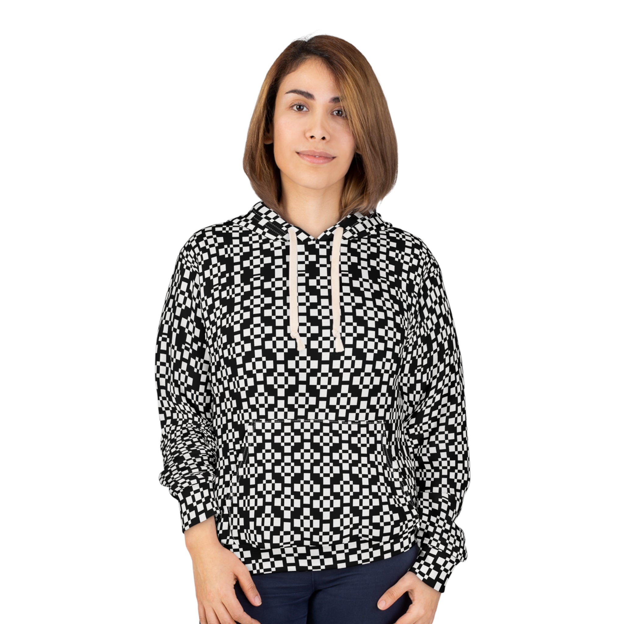 Chic Unisex Pullover Hoodie, Cozy Zip-Up, Gift for Him/Her, Fashionable Layering, Trendy Streetwear
