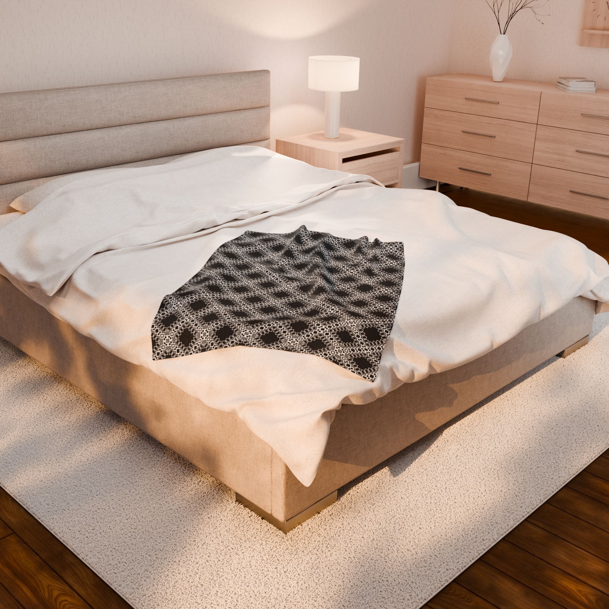 Cozy Velveteen Plush Blanket, Soft Throw Blanket for Home Decor, Gift for Holidays, Couch Blanket, Perfect for Snuggling