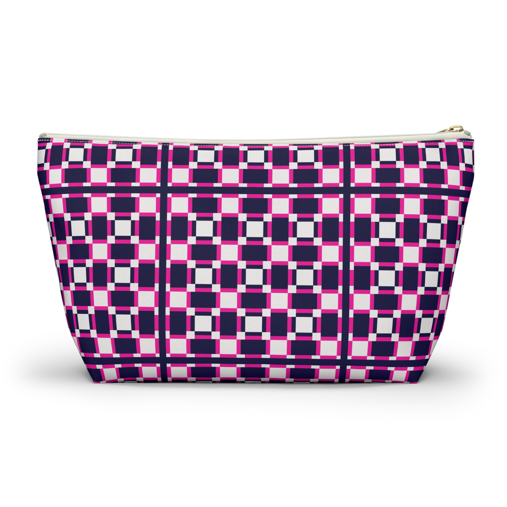 Vibrant Geometric Accessory Pouch, Makeup Bag, Organizing Pouch, Gift for Her, Travel Essentials, Fashion Accessory