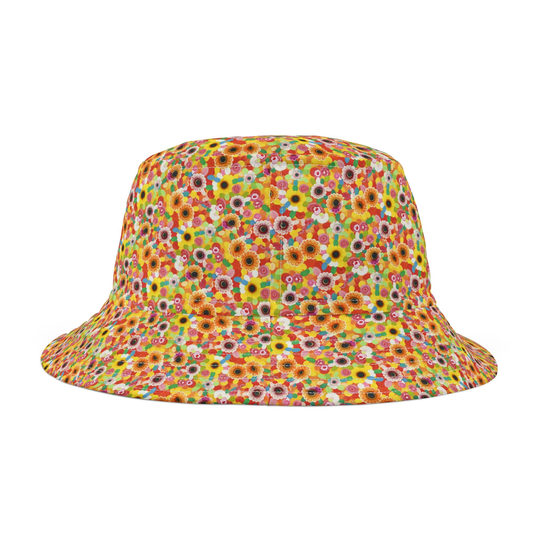 Colorful Floral Bucket Hat, Summer Accessories, Trendy Sun Protection Hat, Festival Wear, Vacation Essentials, Gift for Her