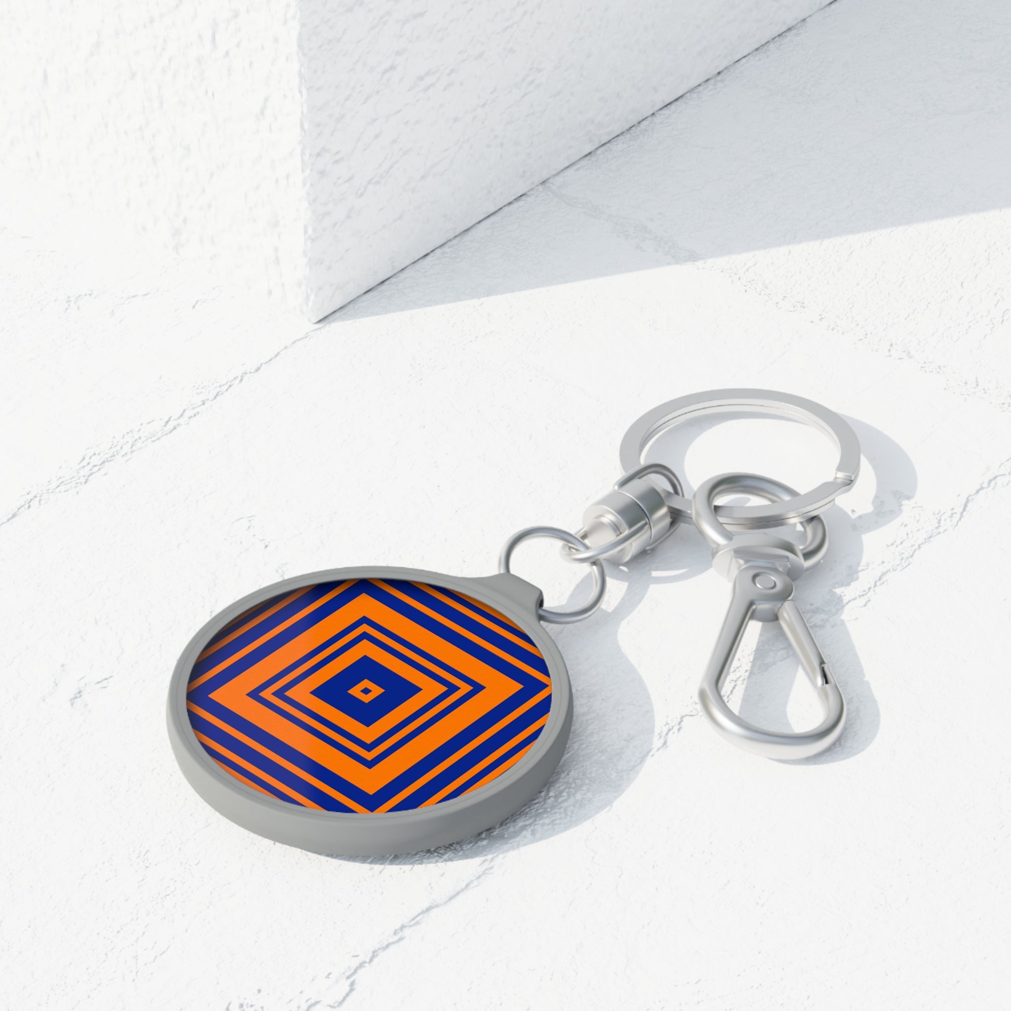 Geometric Keyring Tag, Stylish Accessories for Gifts, Ideal for Birthdays, Anniversaries, and Everyday Use