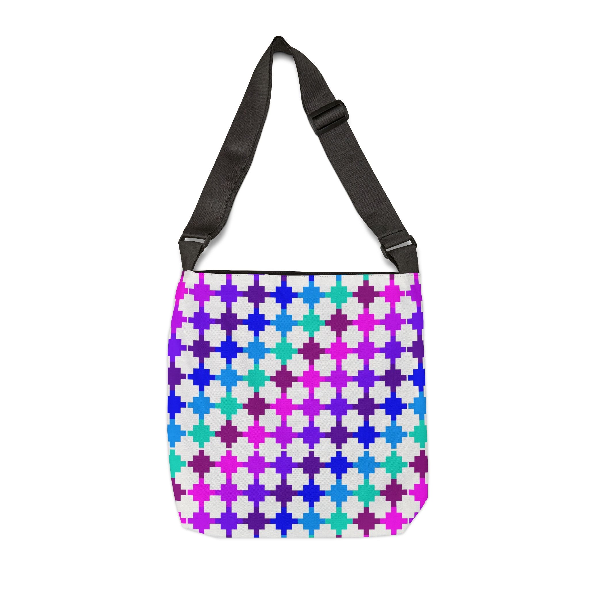 Colorful Adjustable Tote Bag for Everyday Use, Stylish Beach Bag, Shopping Tote, Gift for Her, Trendy Fashion Accessory