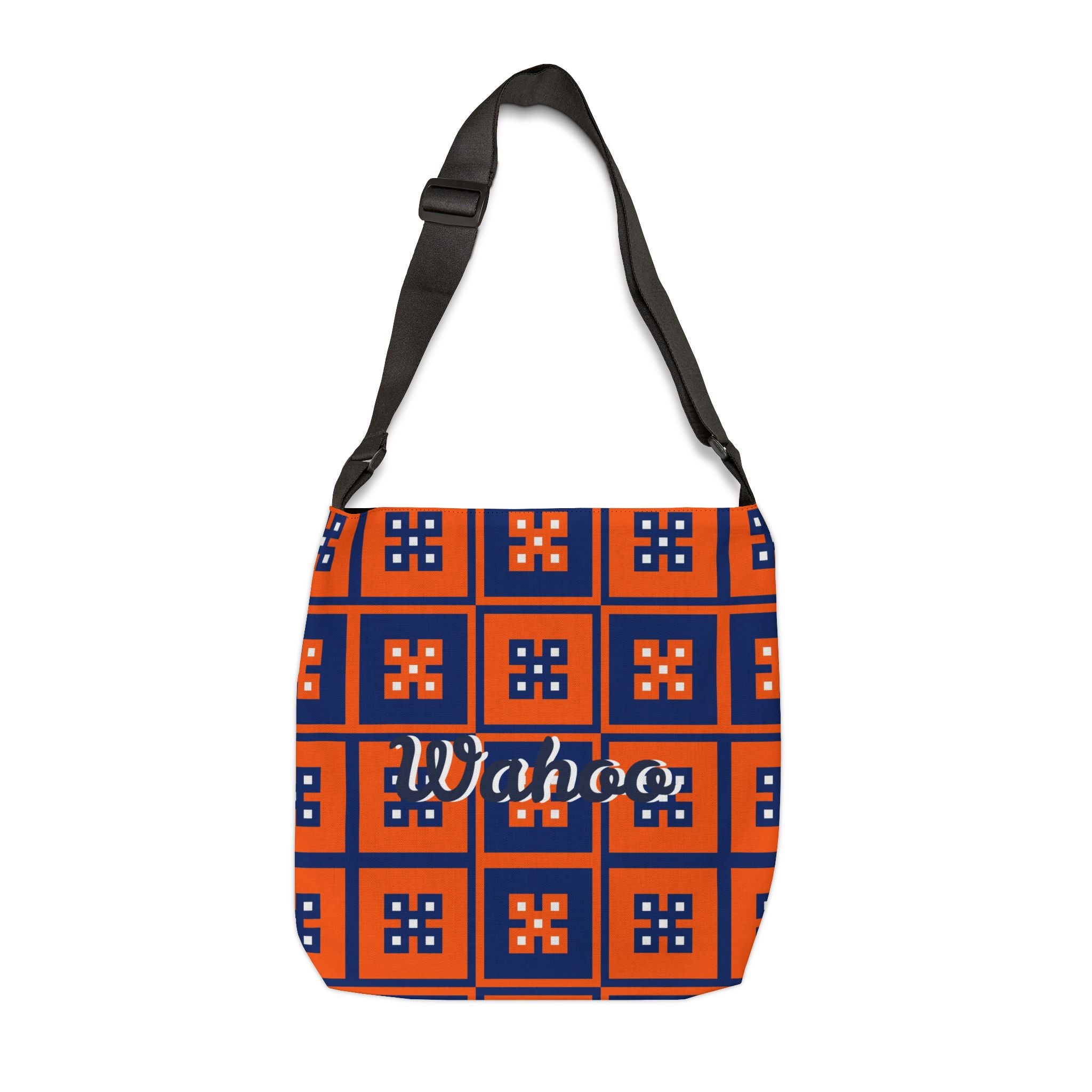 Vibrant Adjustable Tote Bag, Wahooa Tote, Stylish Shoulder Bag, Colorful Everyday Tote, Unique Gift for Students