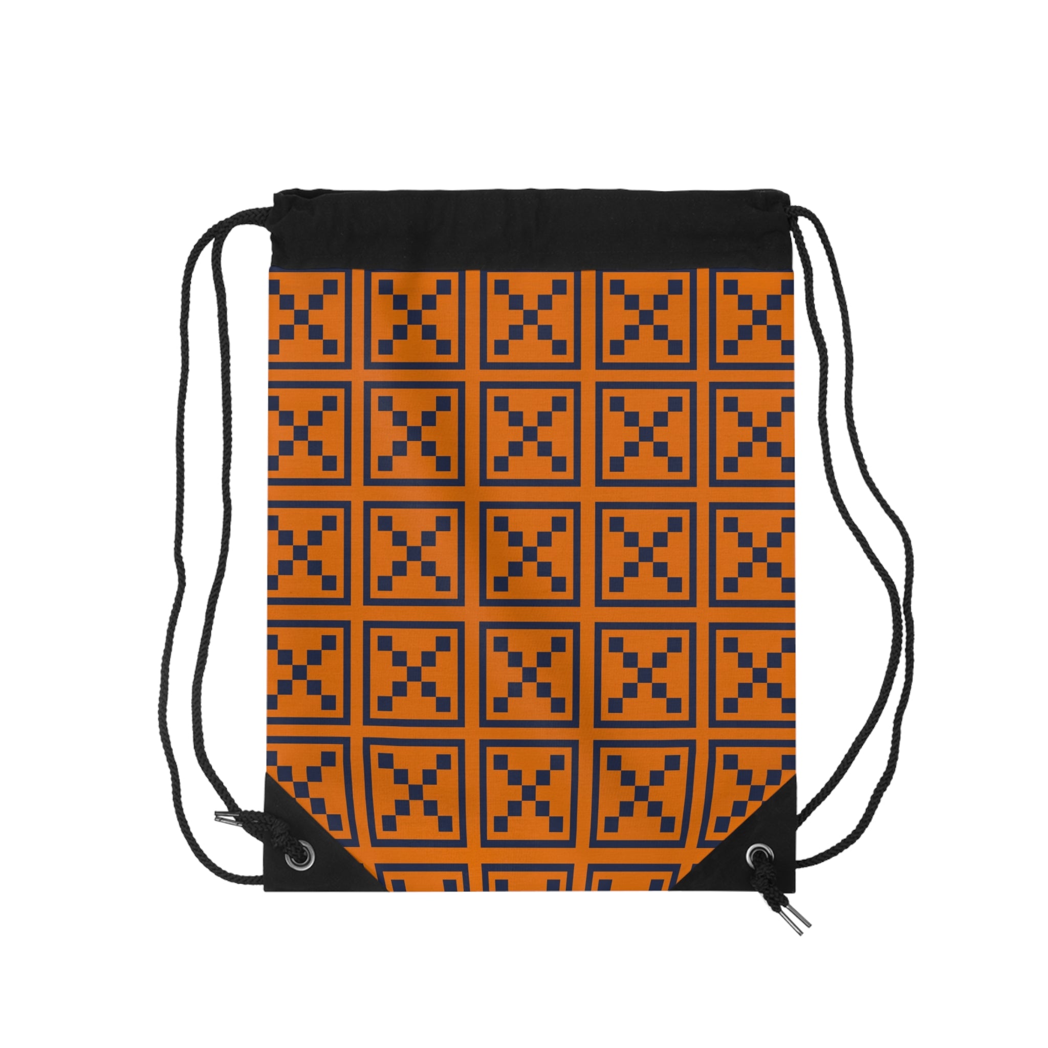 Stylish Geometric Drawstring Bag - Perfect for Sports, Gym, Back to School, Festivals, and Gifting