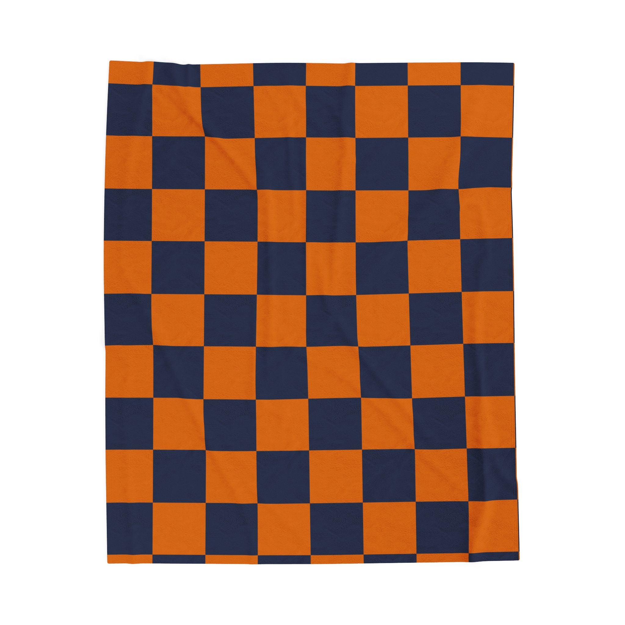 Cozy Checkerboard Plush Blanket – Ideal Gift for Home, Warmth, Comfort, Fall Decor, Halloween, Sports Enthusiasts