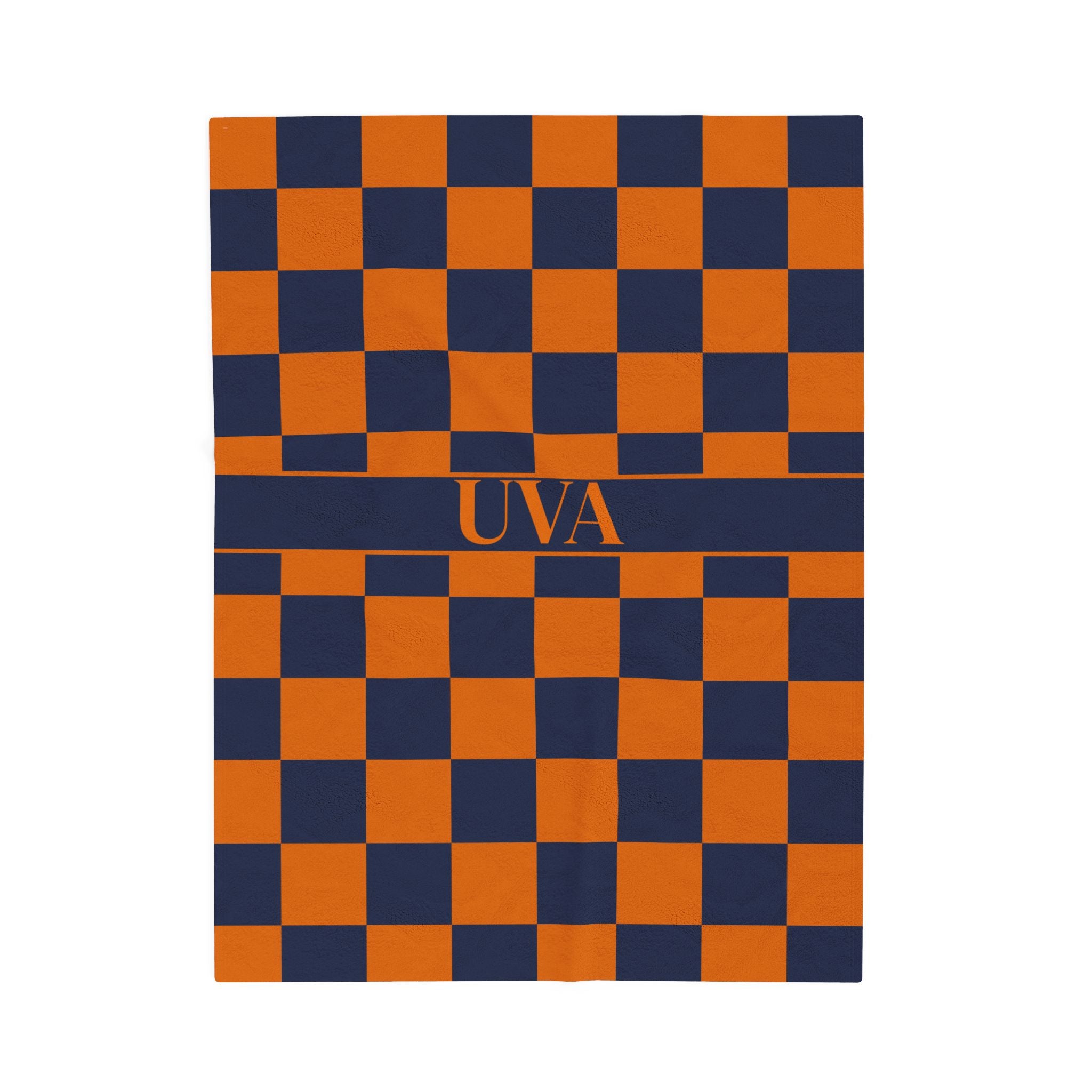 Cozy Checkerboard Plush Blanket – Ideal Gift for Home, Warmth, Comfort, Fall Decor, Halloween, Sports Enthusiasts