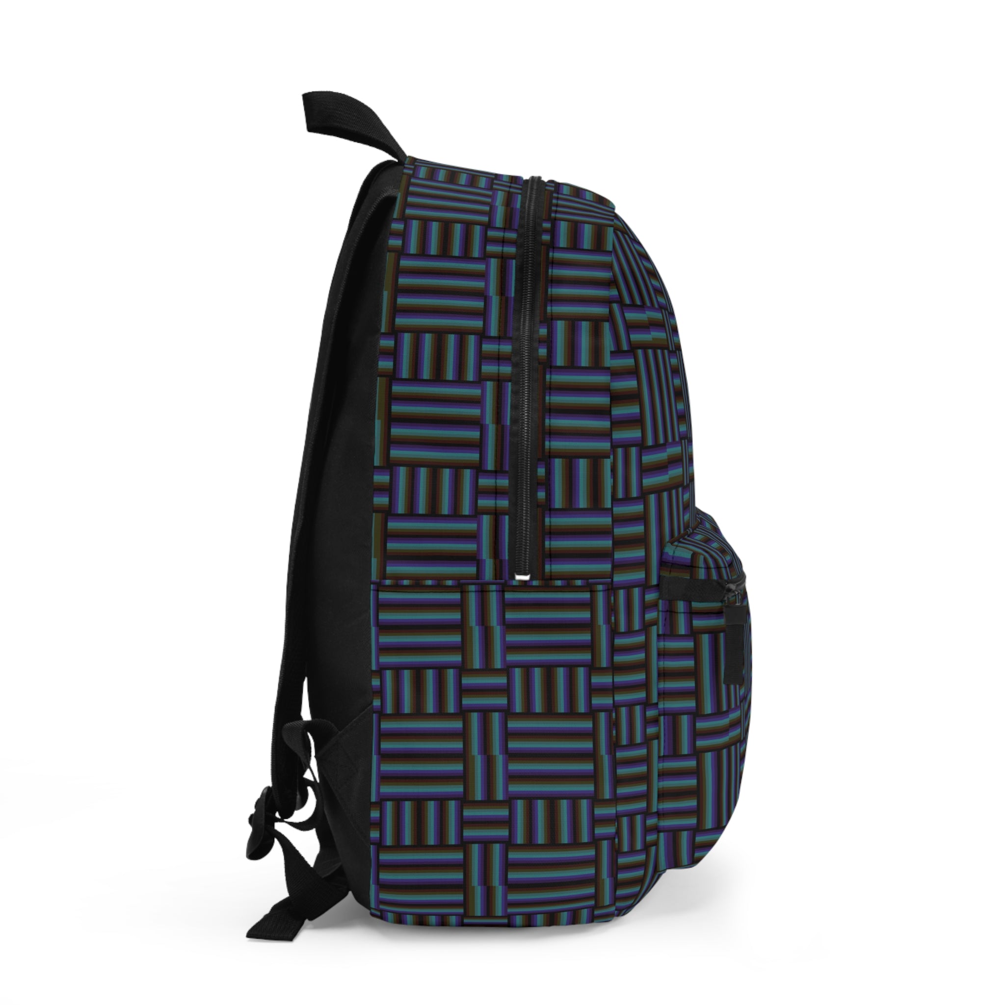 Stylish Geometric Backpack for School, Travel, Everyday Use, Unique Pattern Bag, Trendy Secure Backpack