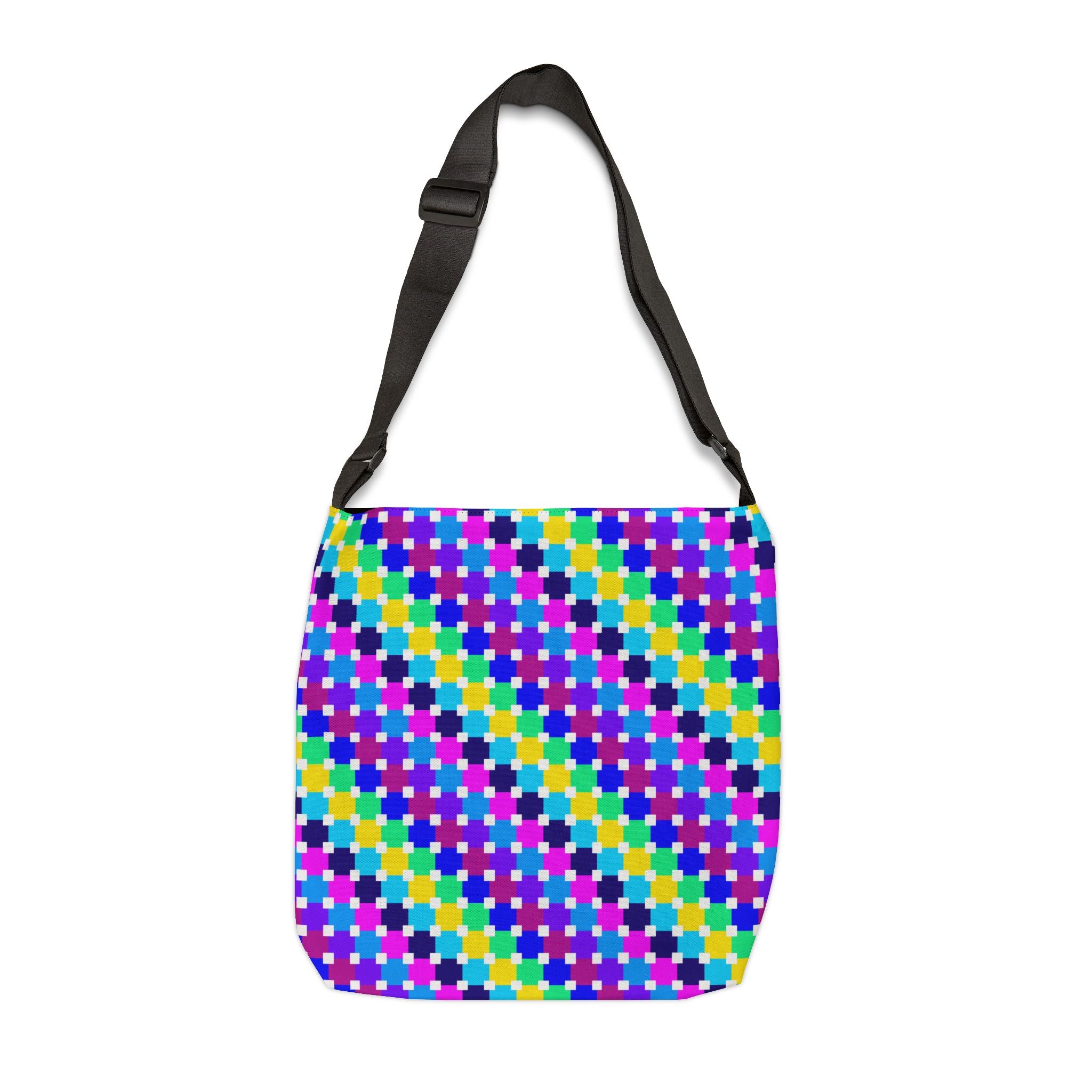 Vibrant Adjustable Tote Bag, Colorful Carryall, Perfect for Shopping, Beach Days, Festivals, and Everyday Use, Ideal Gift for Friends