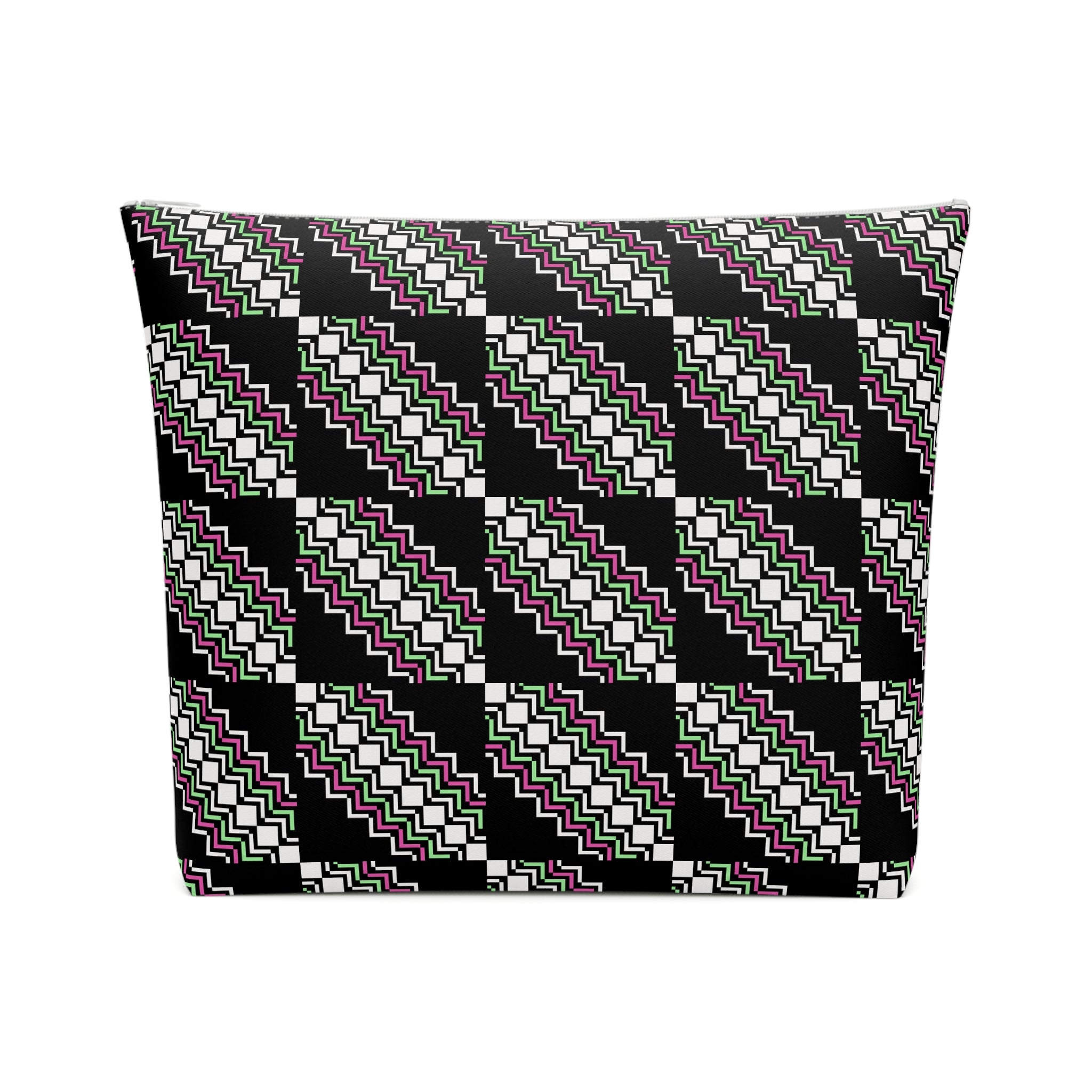 Chic Patterned Cotton Cosmetic Bag | Makeup Organizer, Travel Pouch, Cute Gift, Stylish Clutch, Everyday Essentials