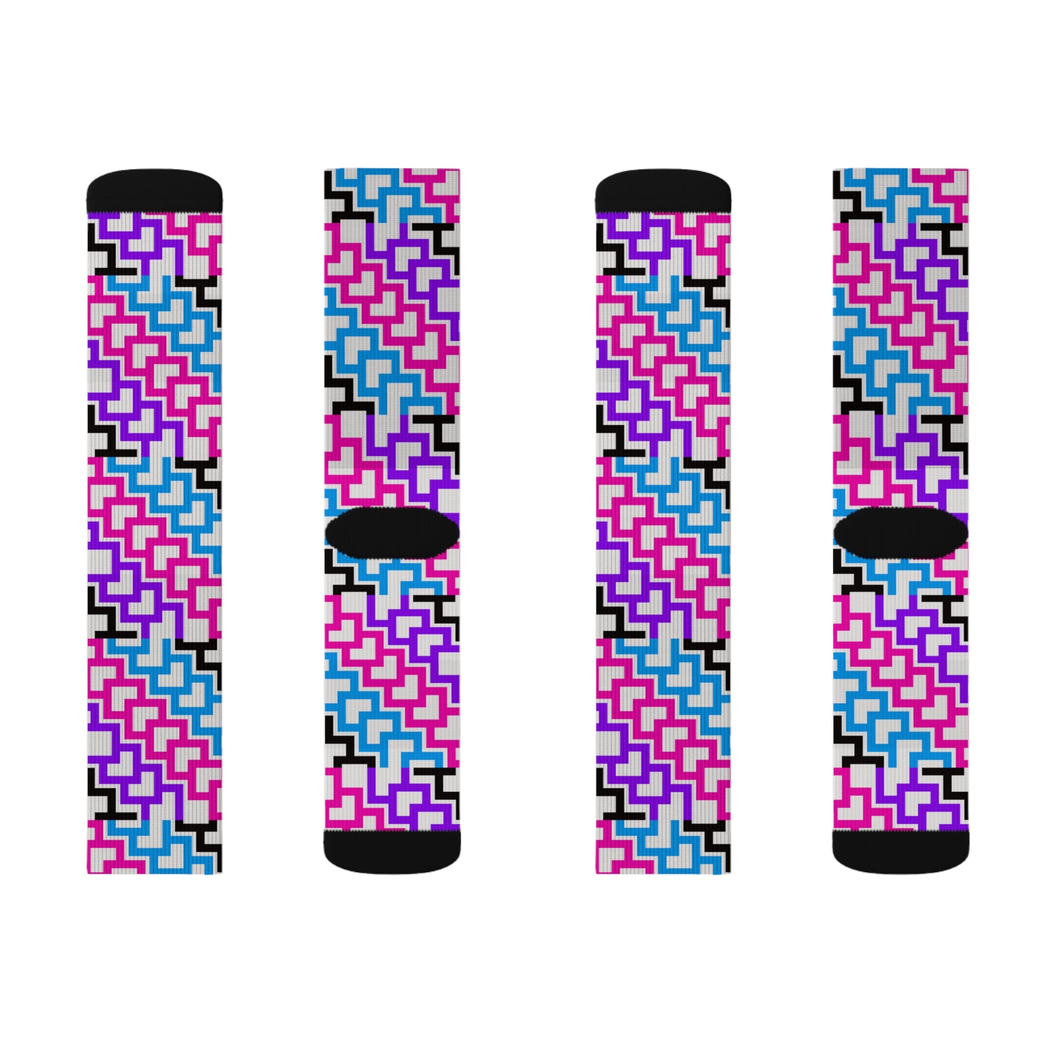 Vibrant Patterned Socks, Colorful Socks, Fun Fashion Socks, Unique Gift for Her, Casual Wear, Festival Accessories