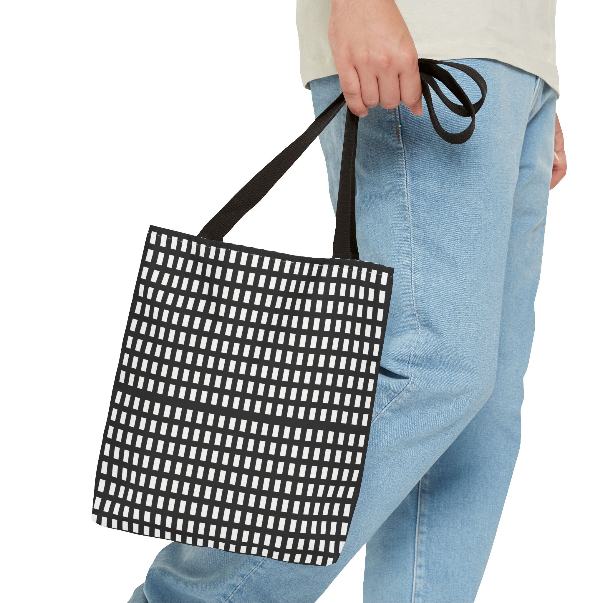Stylish Geometric Tote Bag, Modern Shopper, Beach Bag, Gift for Her, Eco-Friendly Grocery Bag, Art Print Handbag