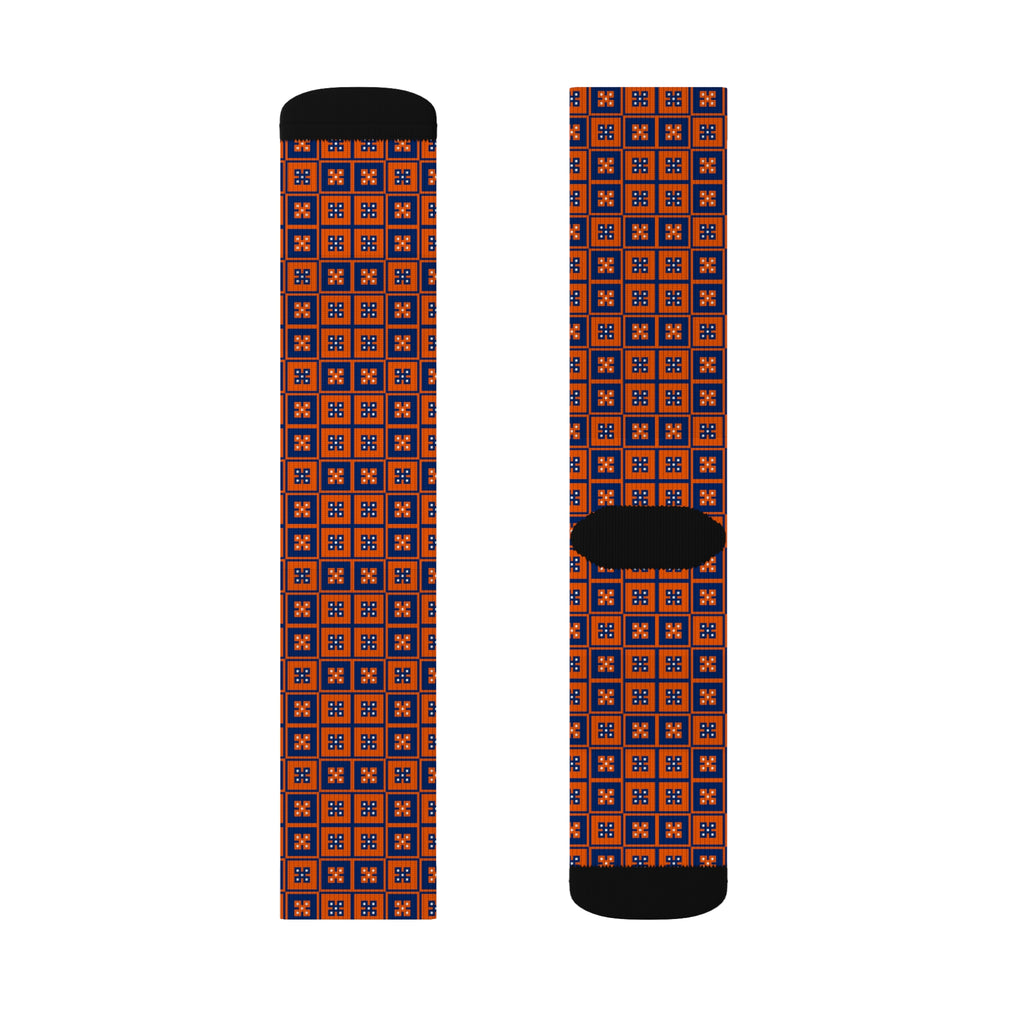Sublimation Socks with Bold Pattern, Unique Gift for Fashion Lovers, Trendy Socks for Everyday Wear, Fun Socks for Holidays