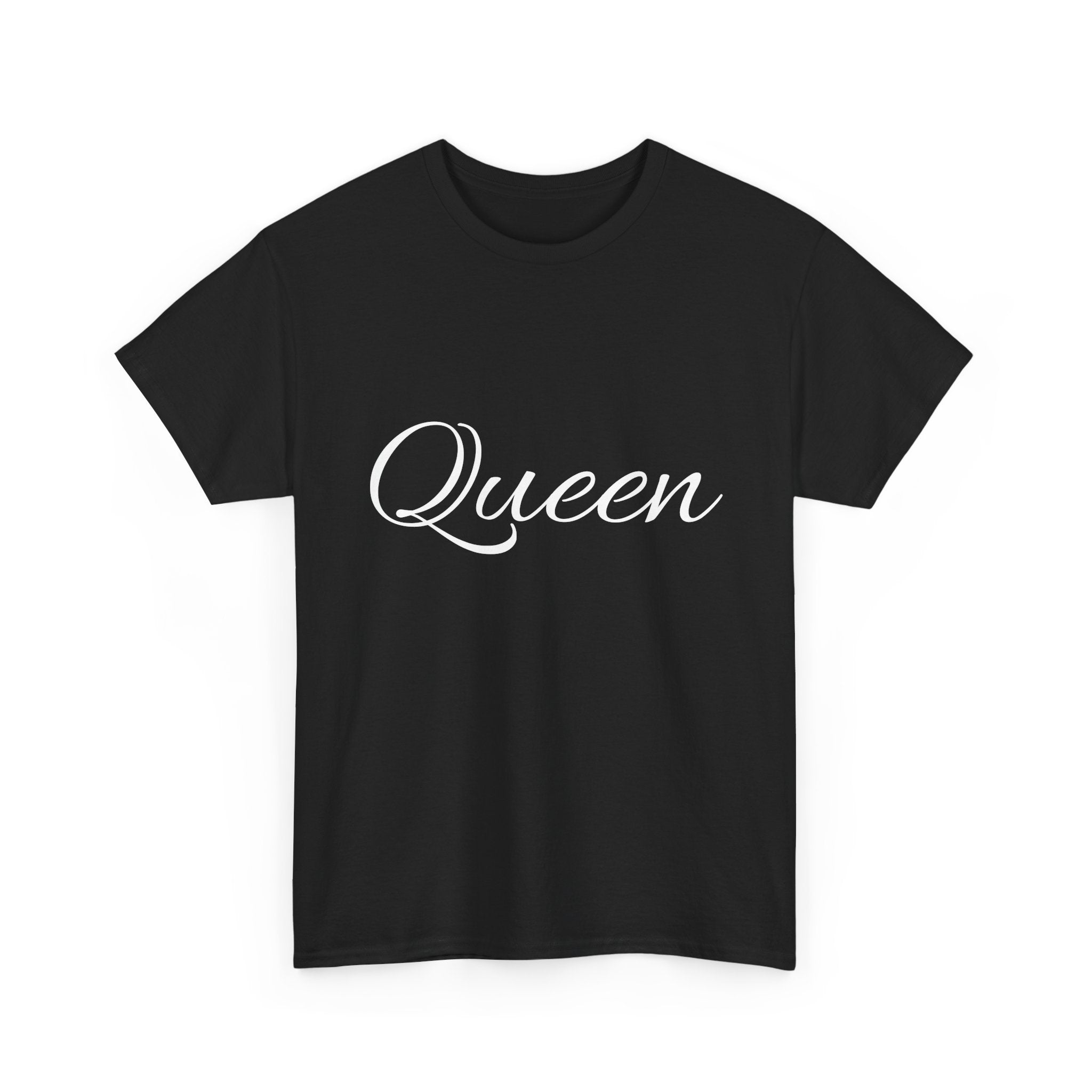 Queen Unisex Heavy Cotton Tee, Stylish Tee, Gift for Her, Casual Wear, Birthday Gift, Women’s Fashion