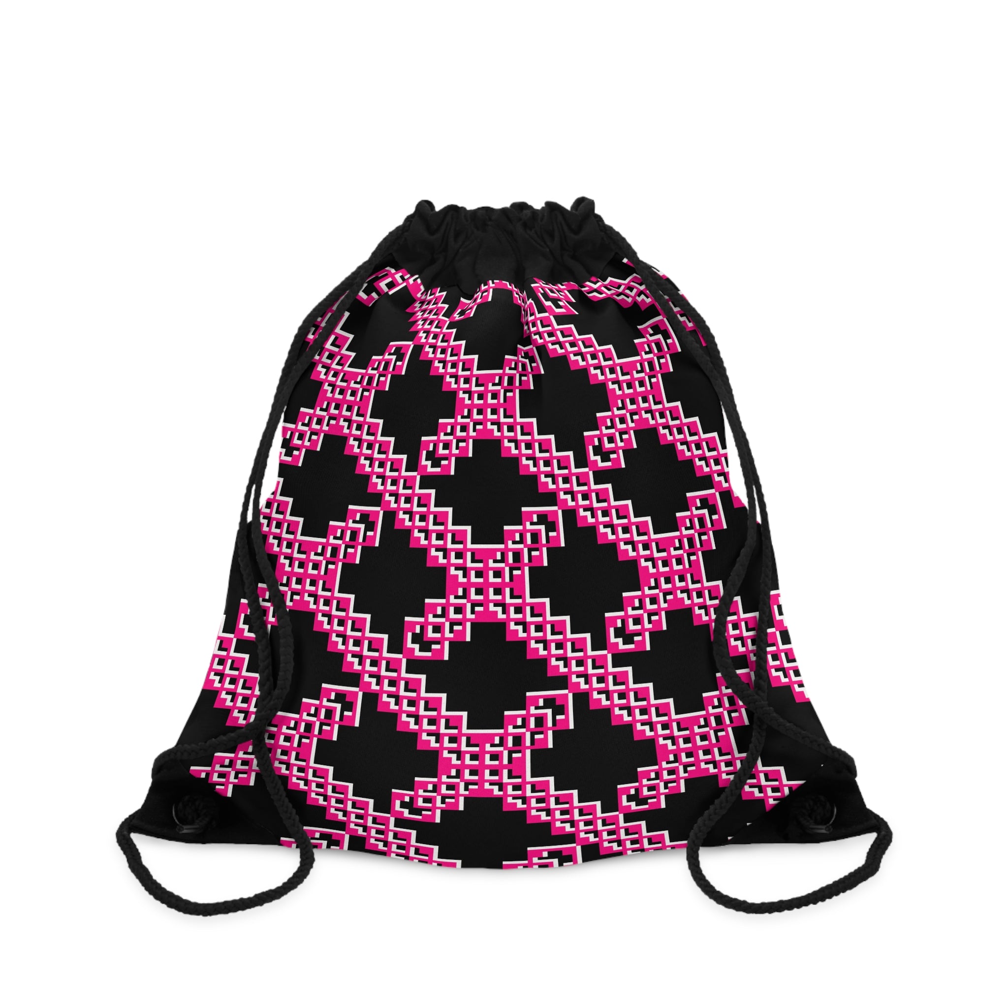 Chic Patterned Drawstring Bag for Fashionable Adventures, Stylish Storage Bag, Night Out Tote, Gym Rucksack, Travel Essentials